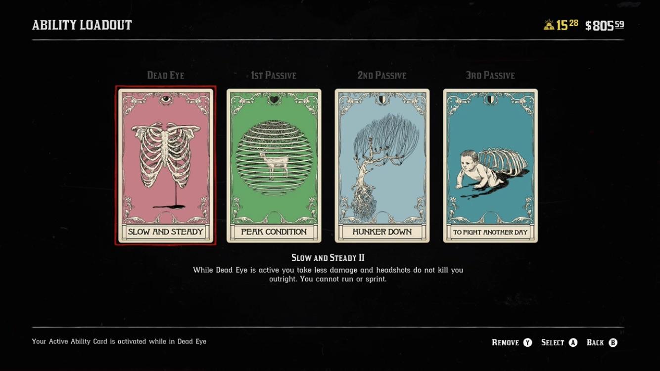 RDR2 Gun Rush Ability Cards r/reddeadredemption2