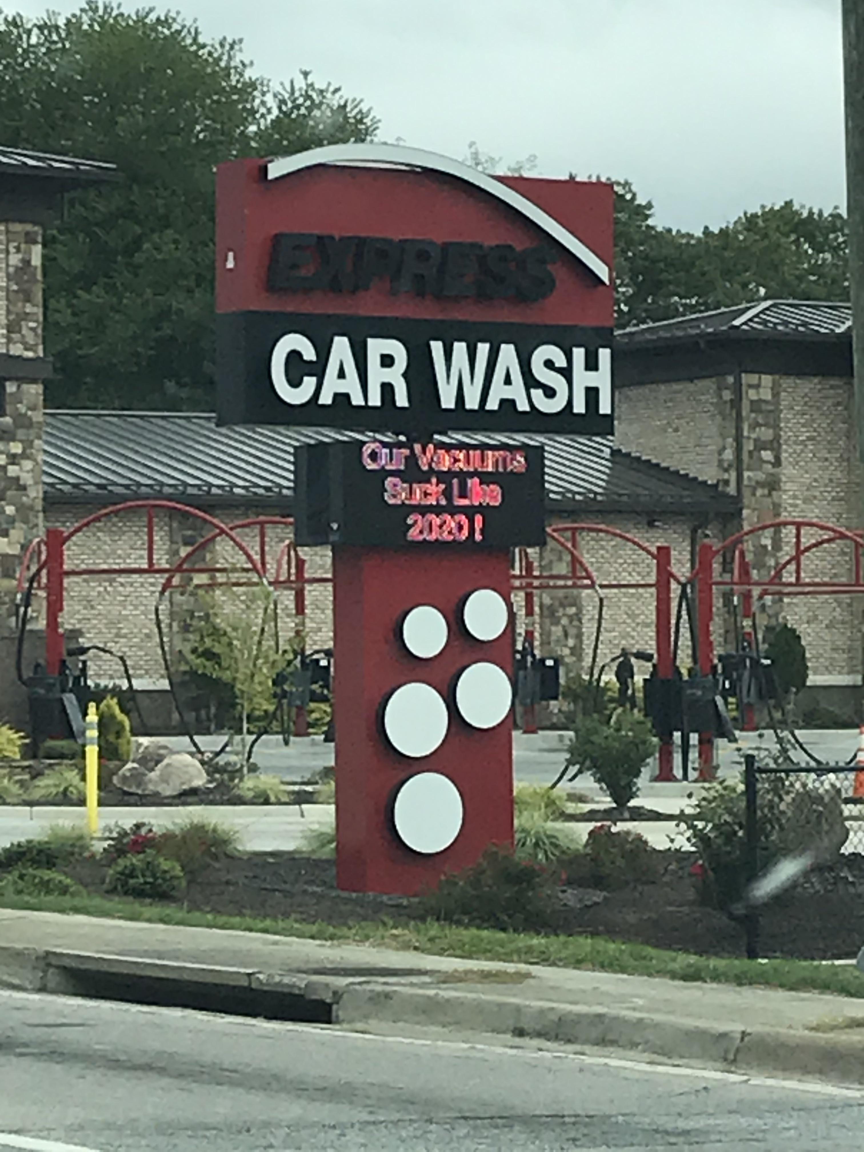 Local Car Wash knows how to attract business. r/funny