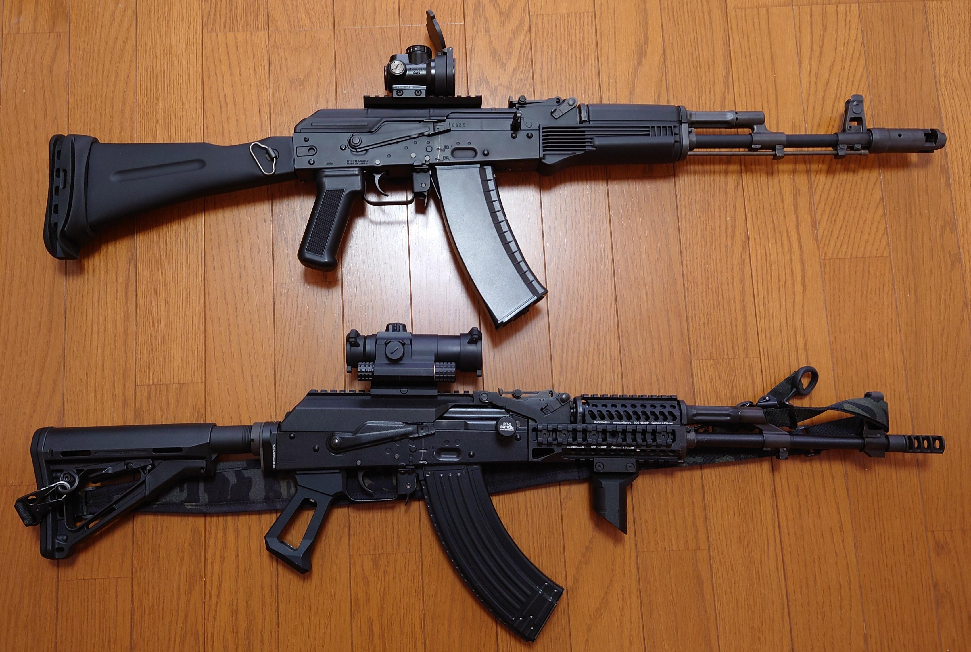 TM AK74MN Nextgen Electric gun and TM AKM GBBR r/airsoft
