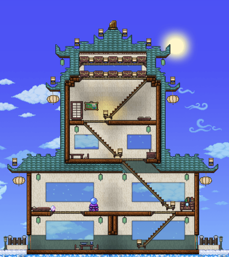 Used dynasty wood for the first time. What can i improve? r/Terraria