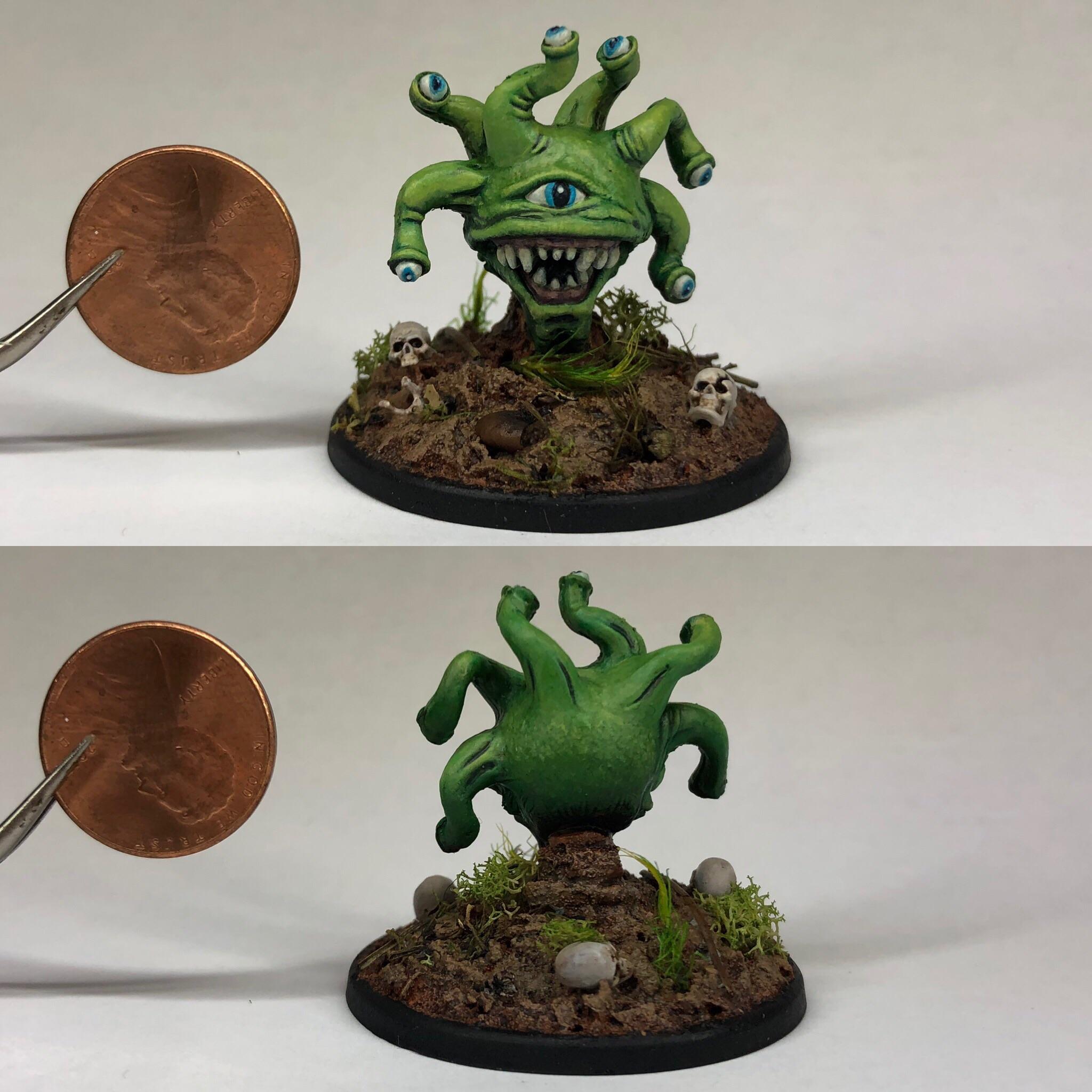 Fun quick paint job. Little beholder from Wrath of Ashardalon. r