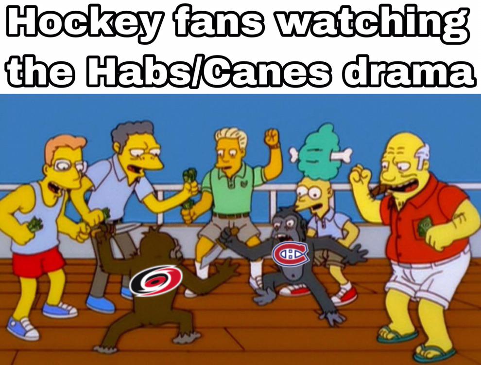 Hockey fans watching the Habs/Canes drama r/hockey