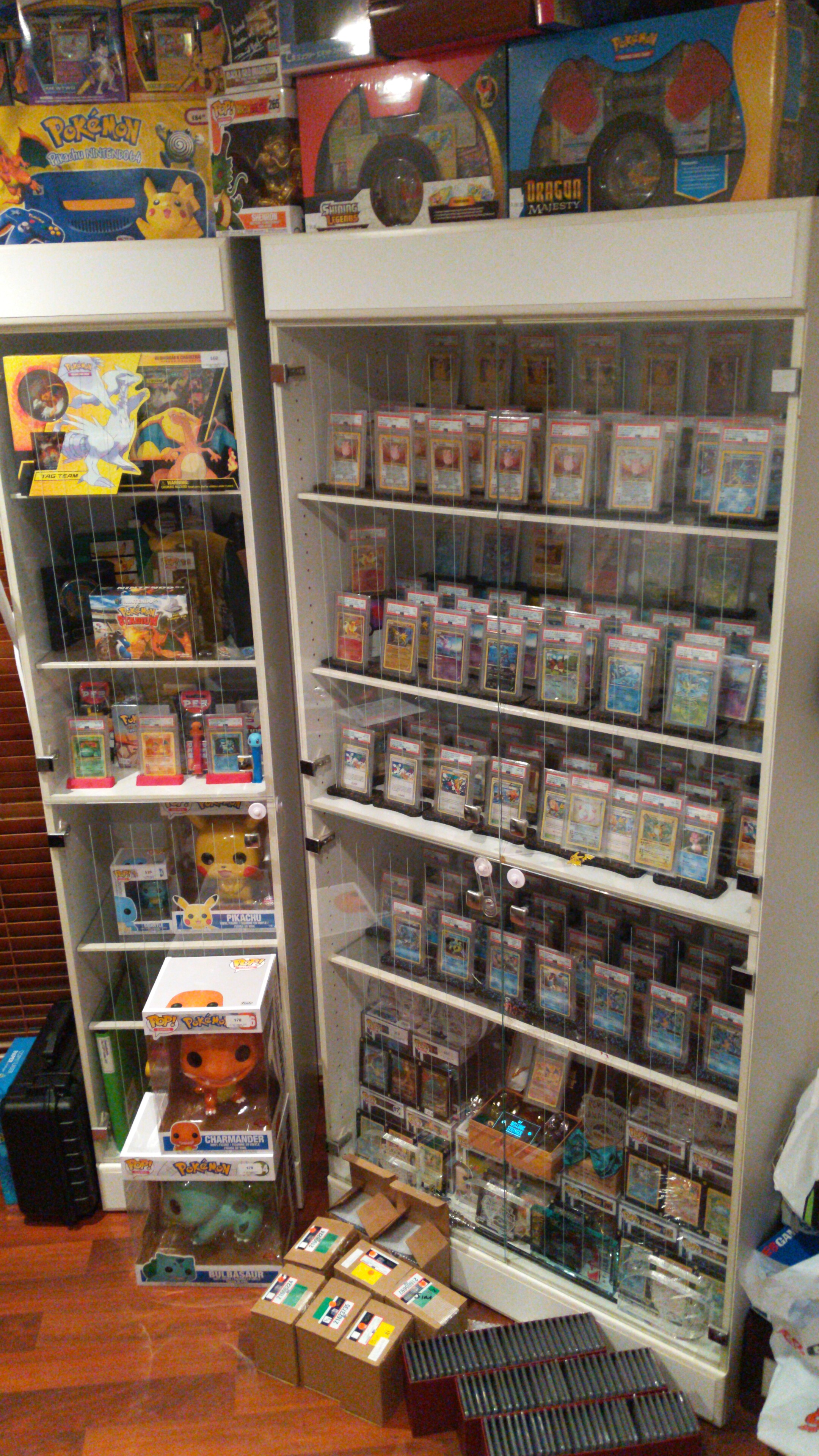 Up for sale my friends, complete Pokemon PSA STAFF card collection