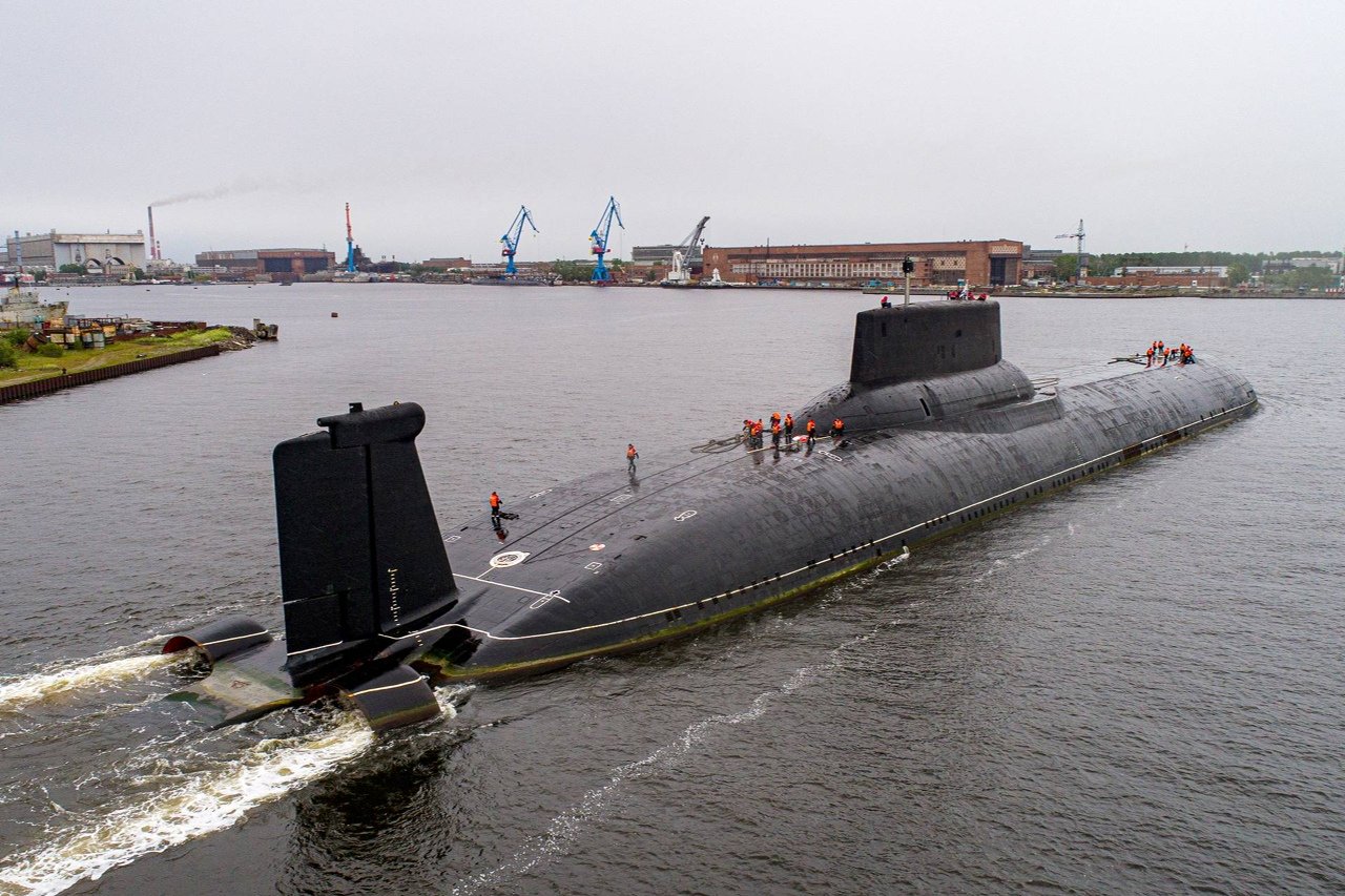 Dmitriy Donskoy Russian Navy nuclear ballistic missile submarine