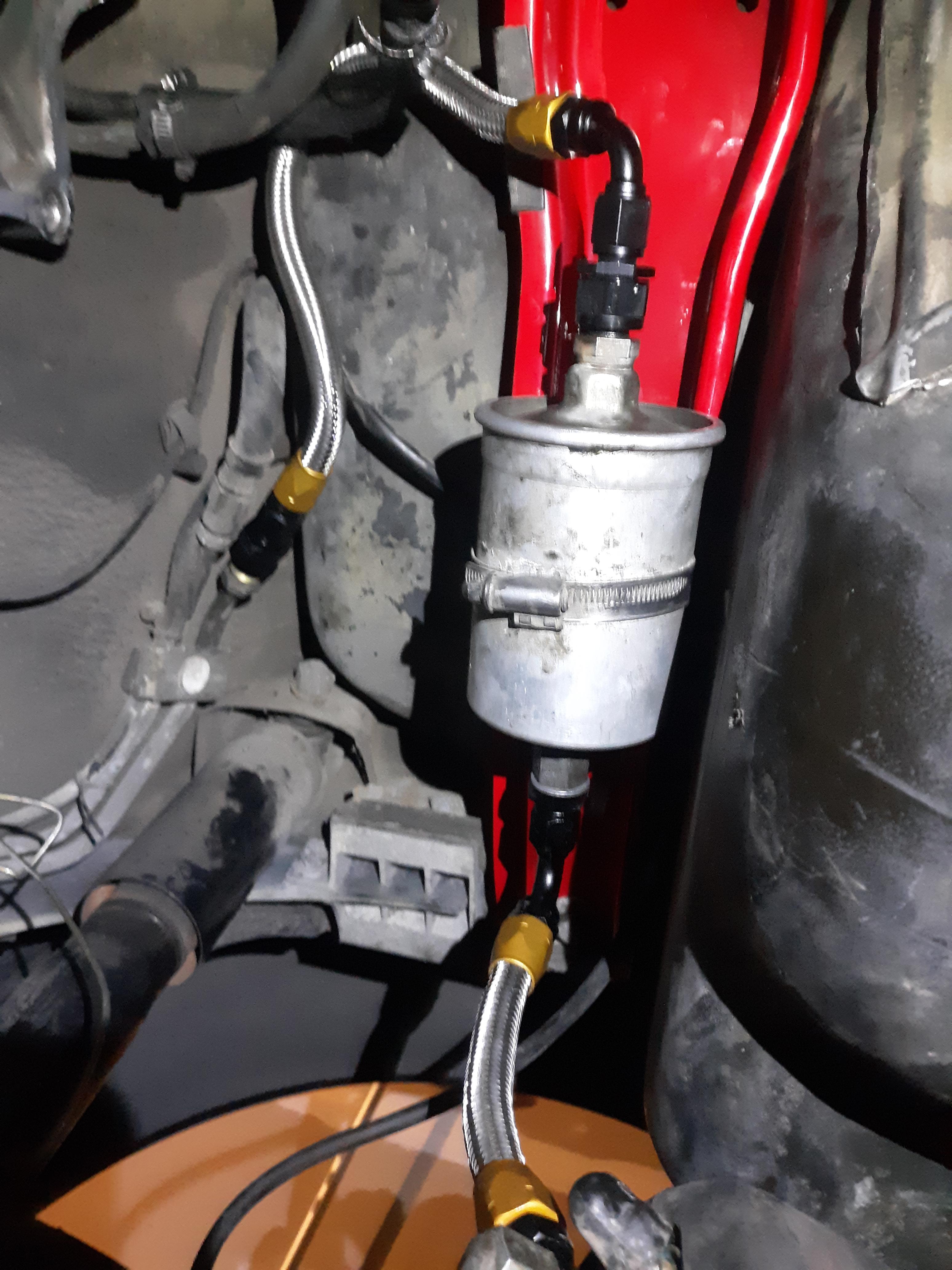 Just installed some new fuel lines. r/944