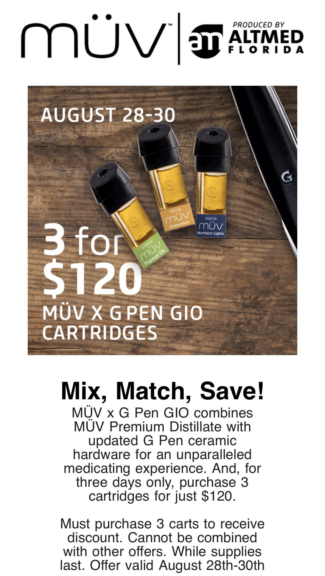 G Pods 3 for 120 at MUV. Which do you prefer, LHS or MUV when it comes