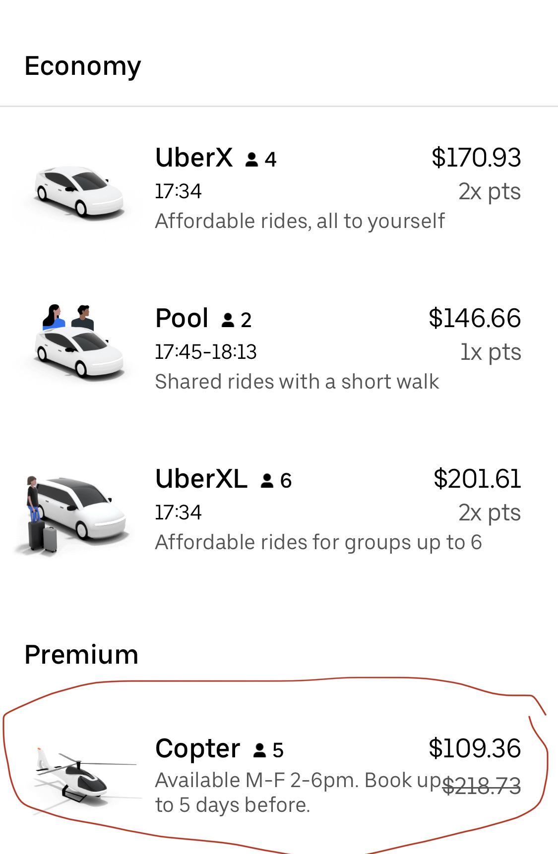 NYC problems an Uber Copter is 35 cheaper than a regular Uber r/nyc