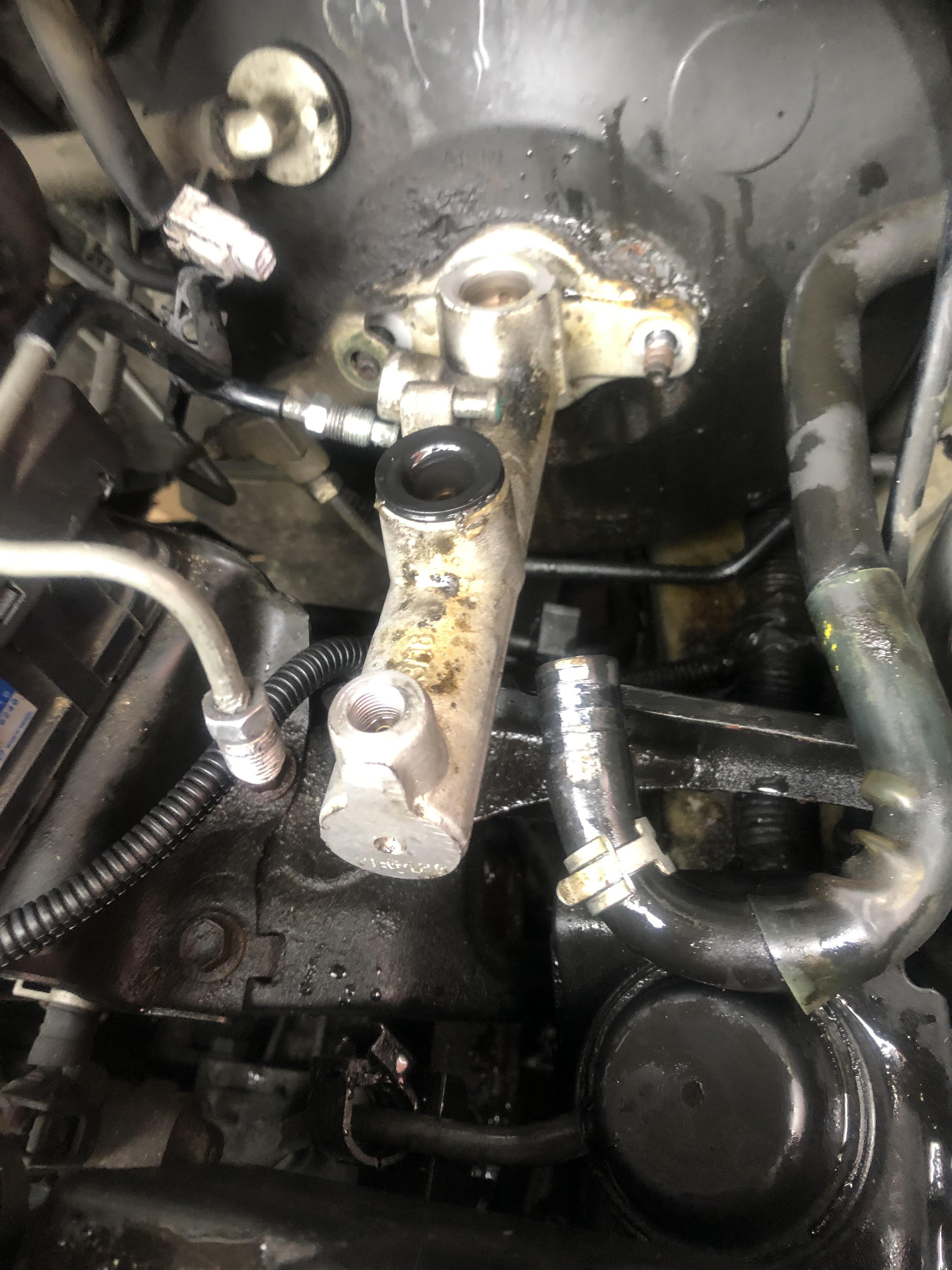 Master brake cylinder stuck and won’t come out. Ggggggg any ideas? r