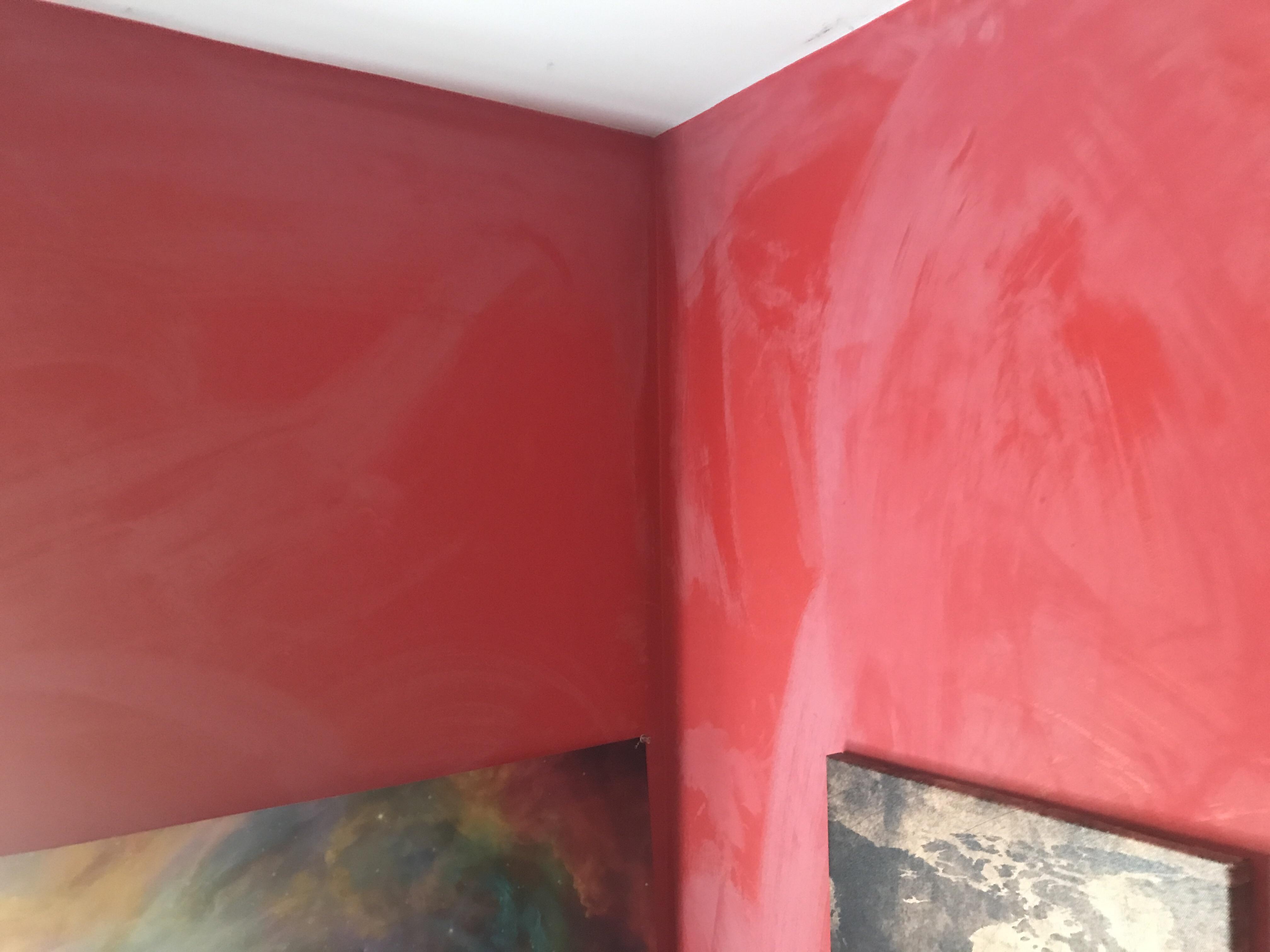 White stuff all over this red wall, been there for years. What is it? r/whatisthisthing