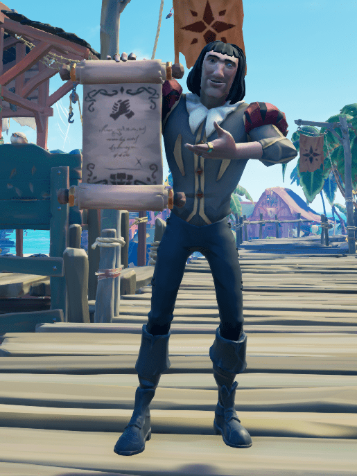 The new hair style makes a convincing Lord Farquaad r/Seaofthieves