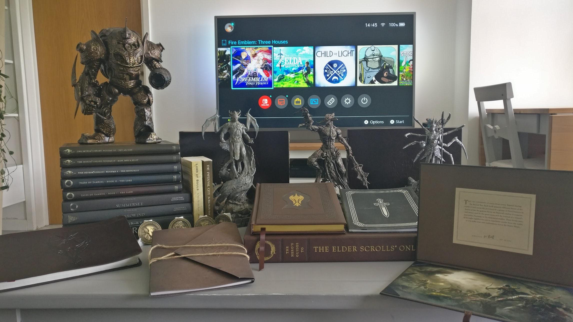 My Elder Scrolls book collection