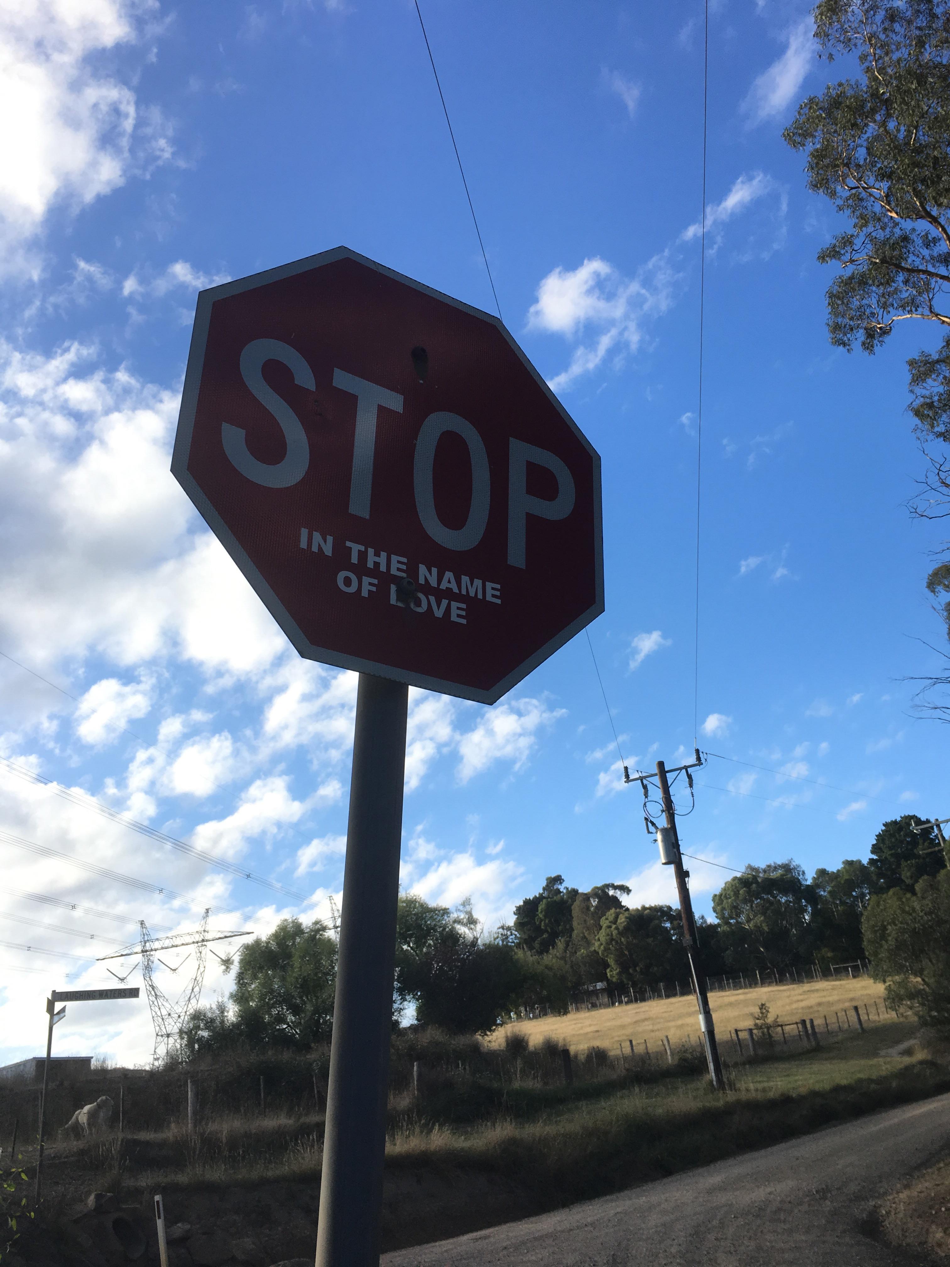 A post near my house MildlyVandalised