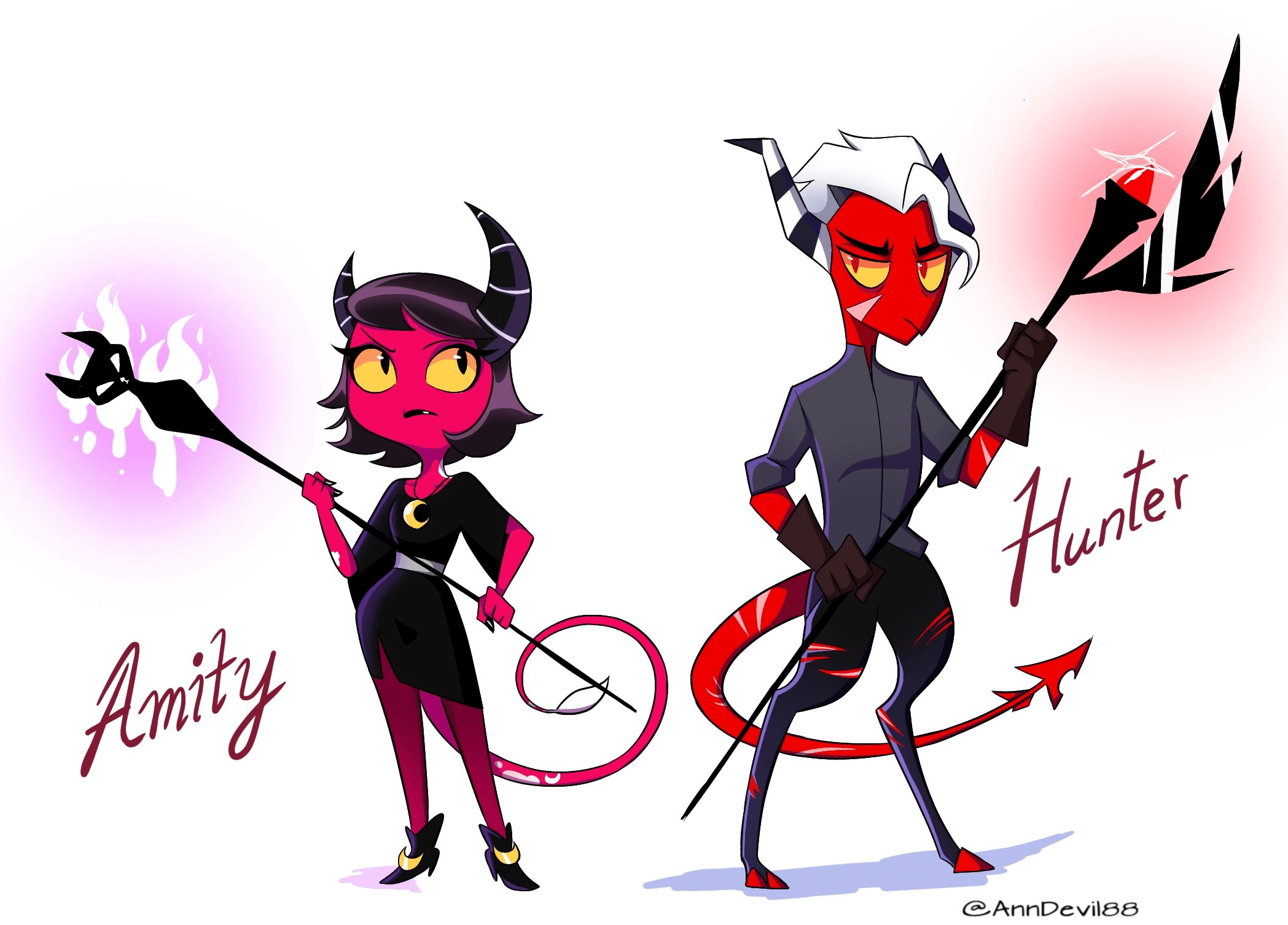 Amity and Hunter Imp's Version !!! by AnnDevil88 r/TheOwlHouse