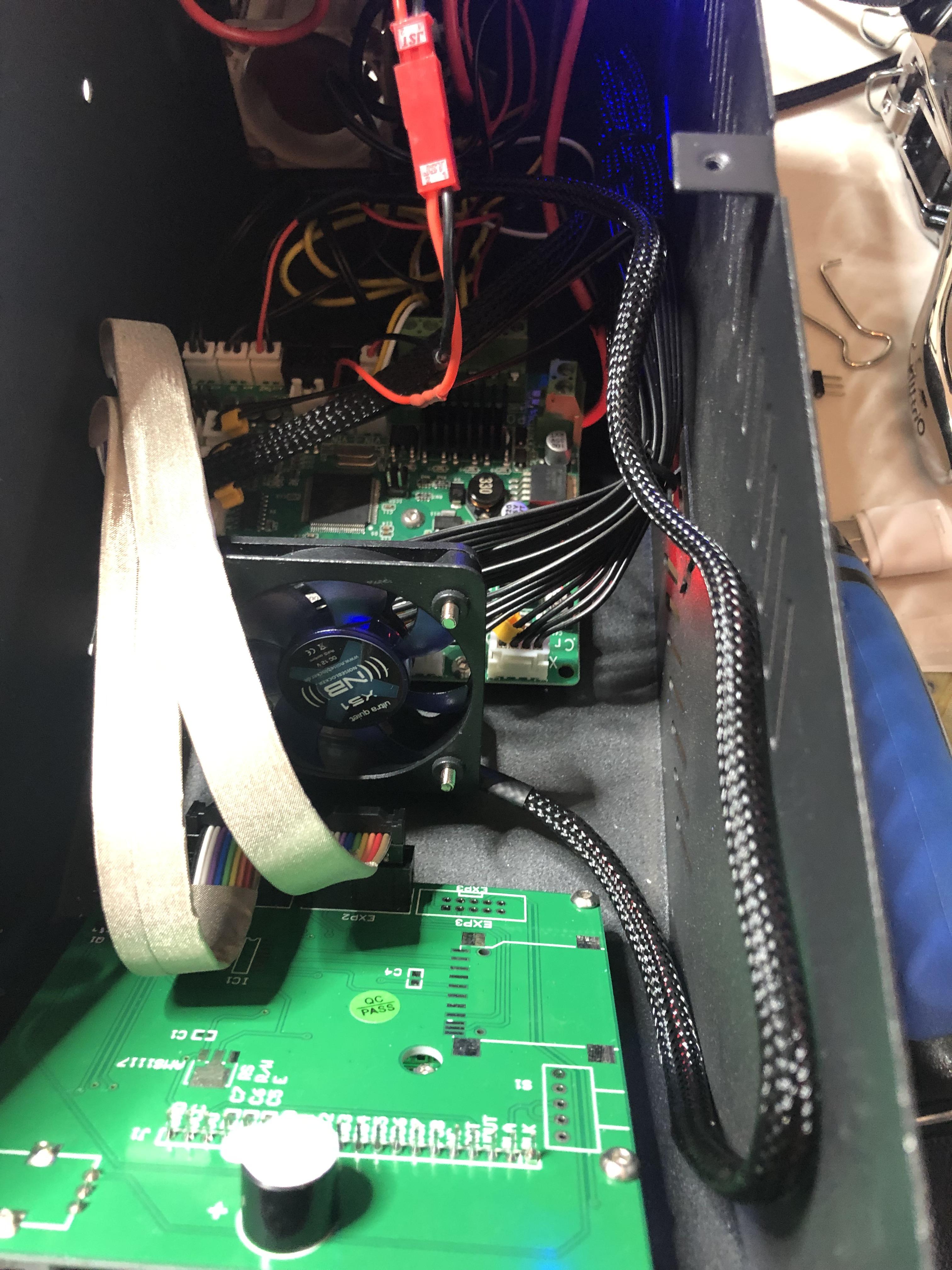 Just finished upgrading fans in the control unit and power supply on my