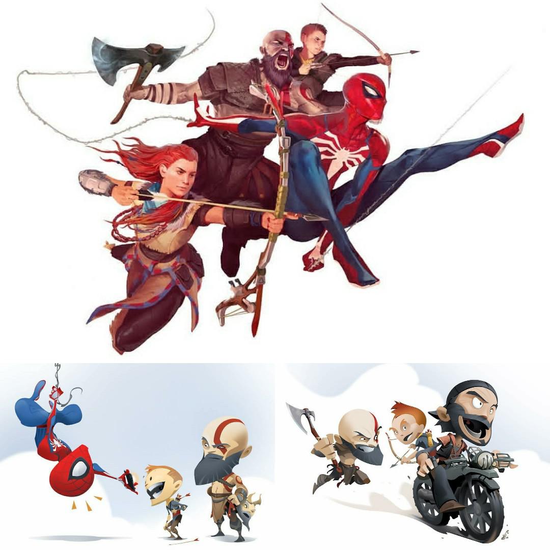 I love this artwork from Santa monica studio and Guerrilla games r