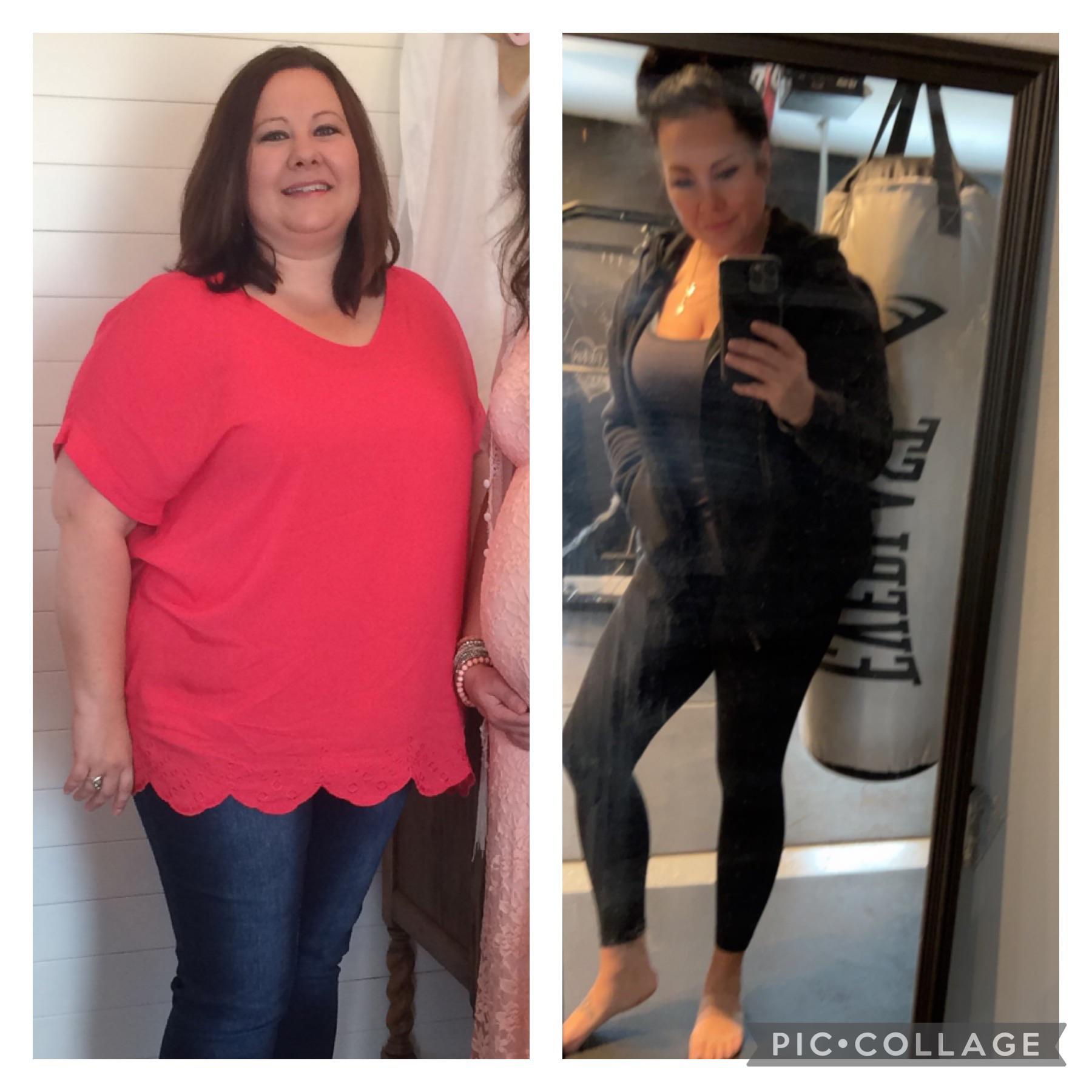 F/41/5’2 [240>155 =85lbs] maintained for over a year, ready to step it