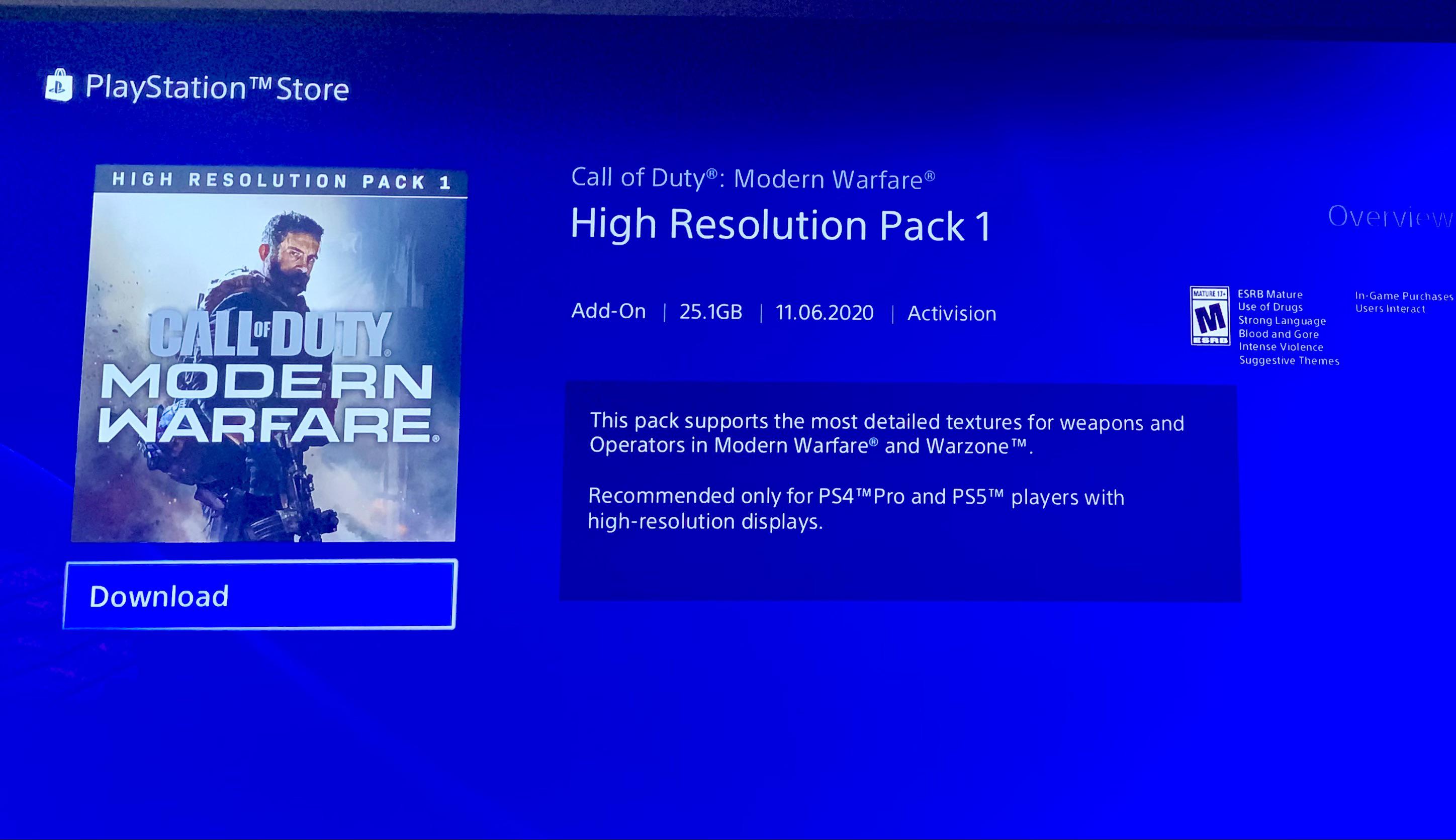 High Resolution Texture Pack is here for PS5 and PS4 Pro!! 🎮