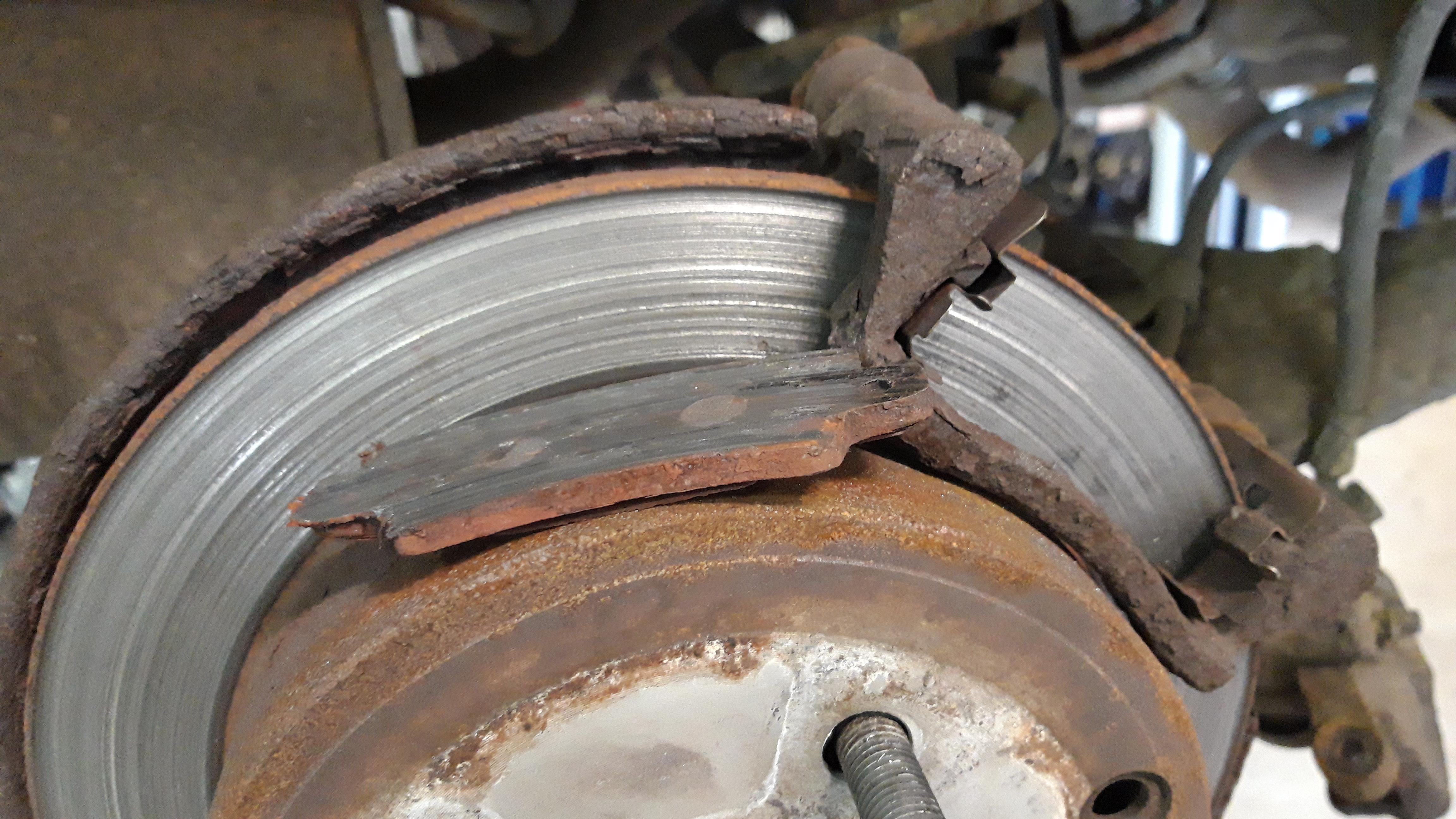 Customer said the only thing that was broken was the parking cable. r