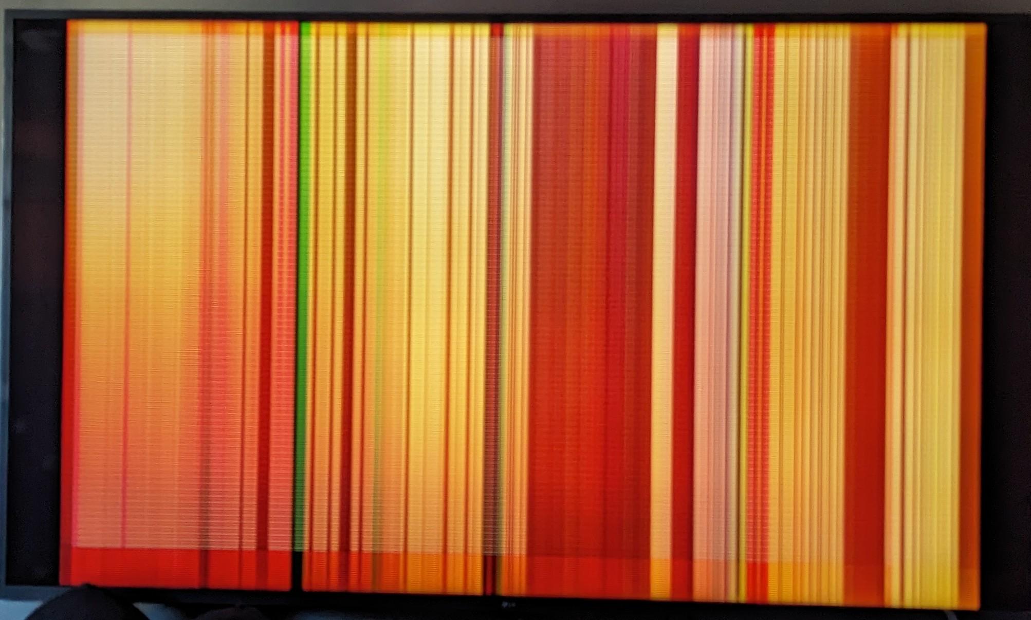 Orange...? Screen of death? Not sure if Xbox or HDMI r/XboxSupport