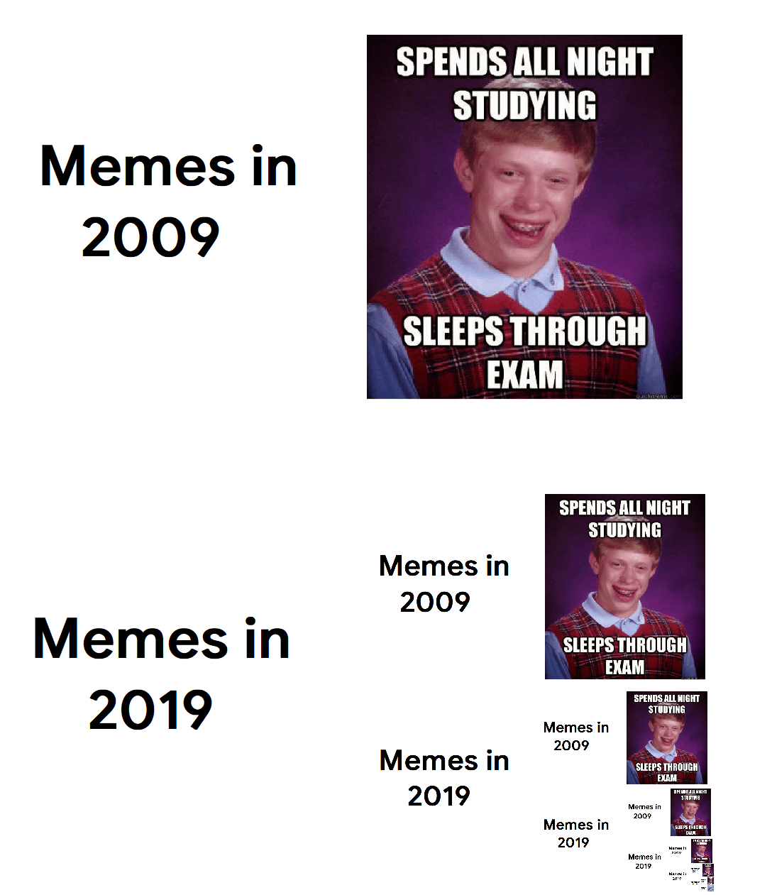 2009 Memes Vs 2019 Memes Meme Walls