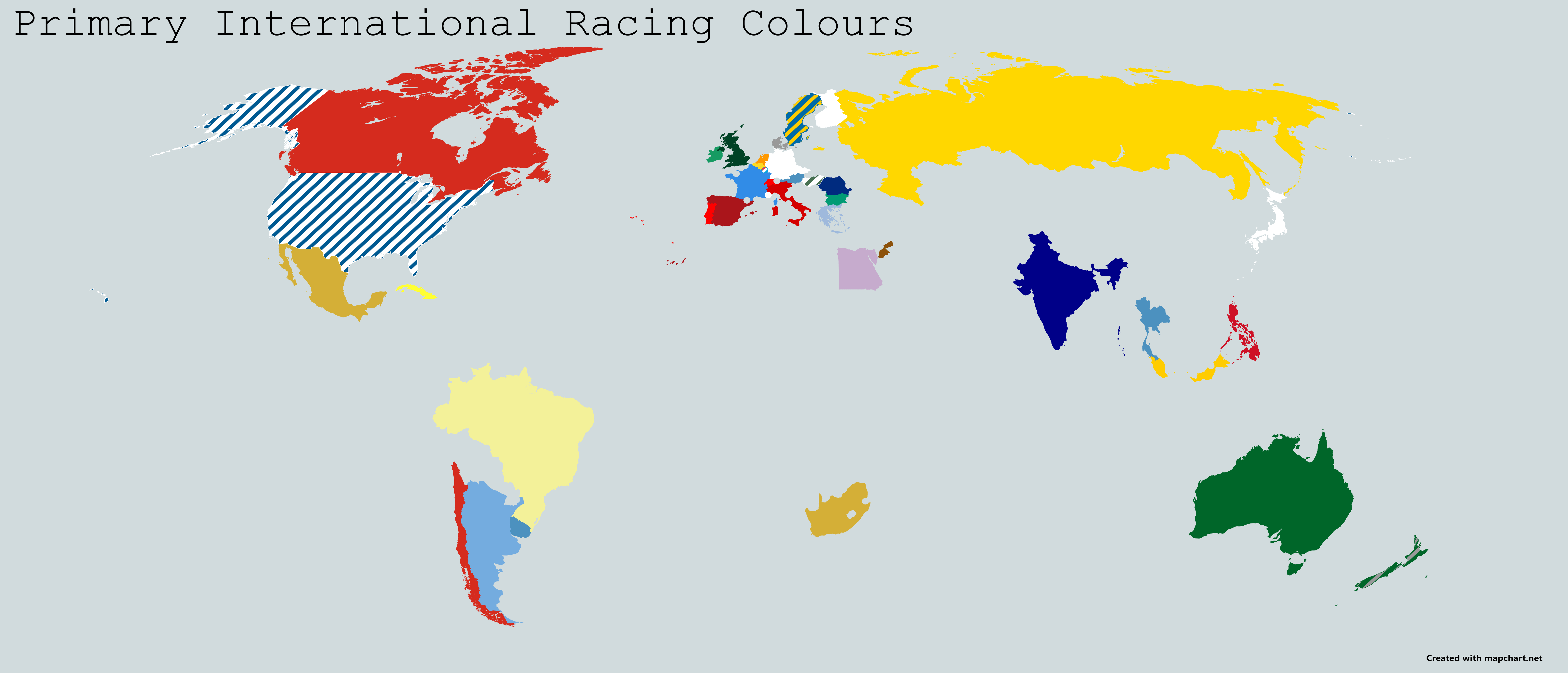 Primary International Racing Colours r/MapPorn