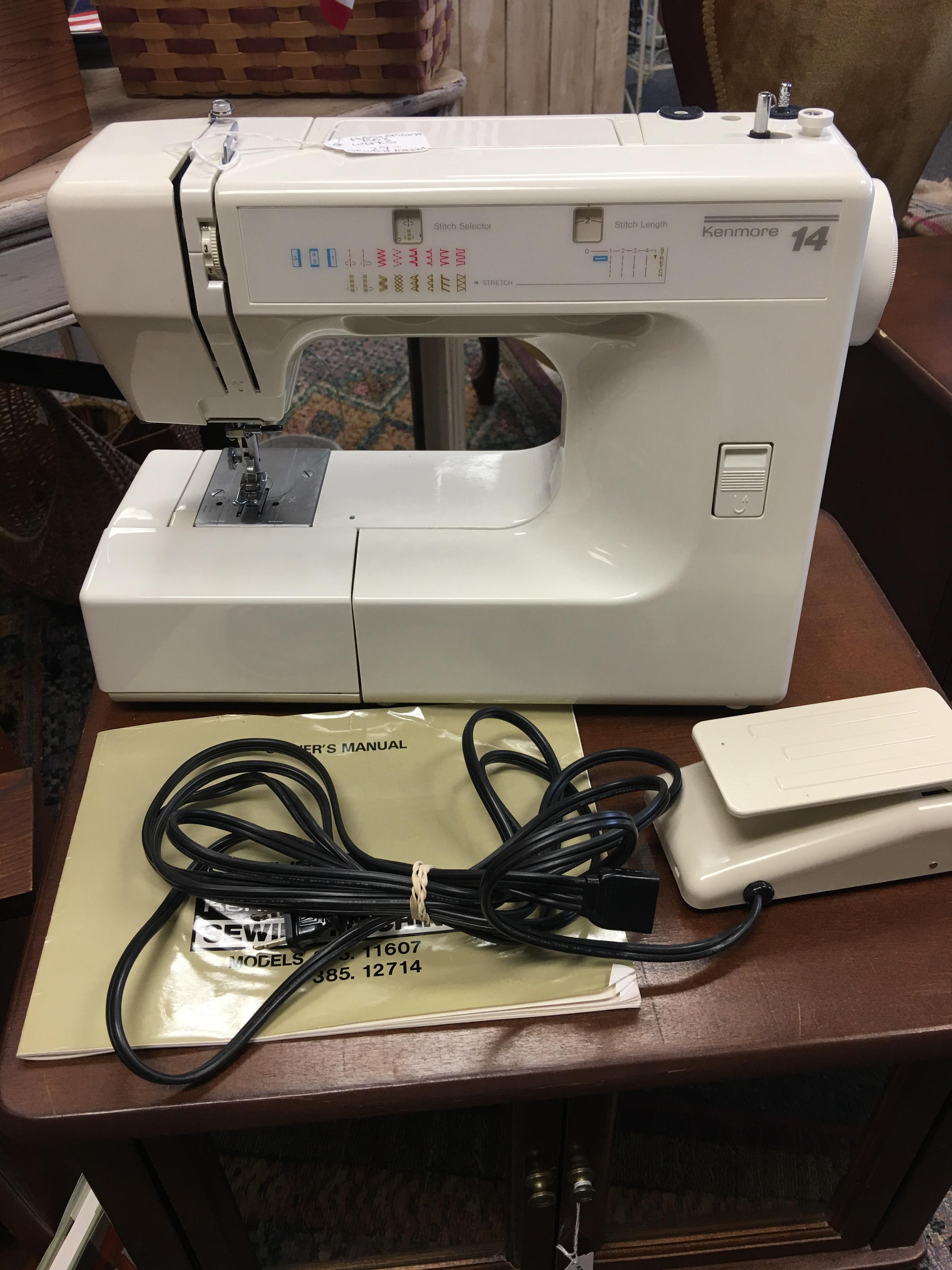 Kenmore sewing machine from 1993 for 29 from local thrift store