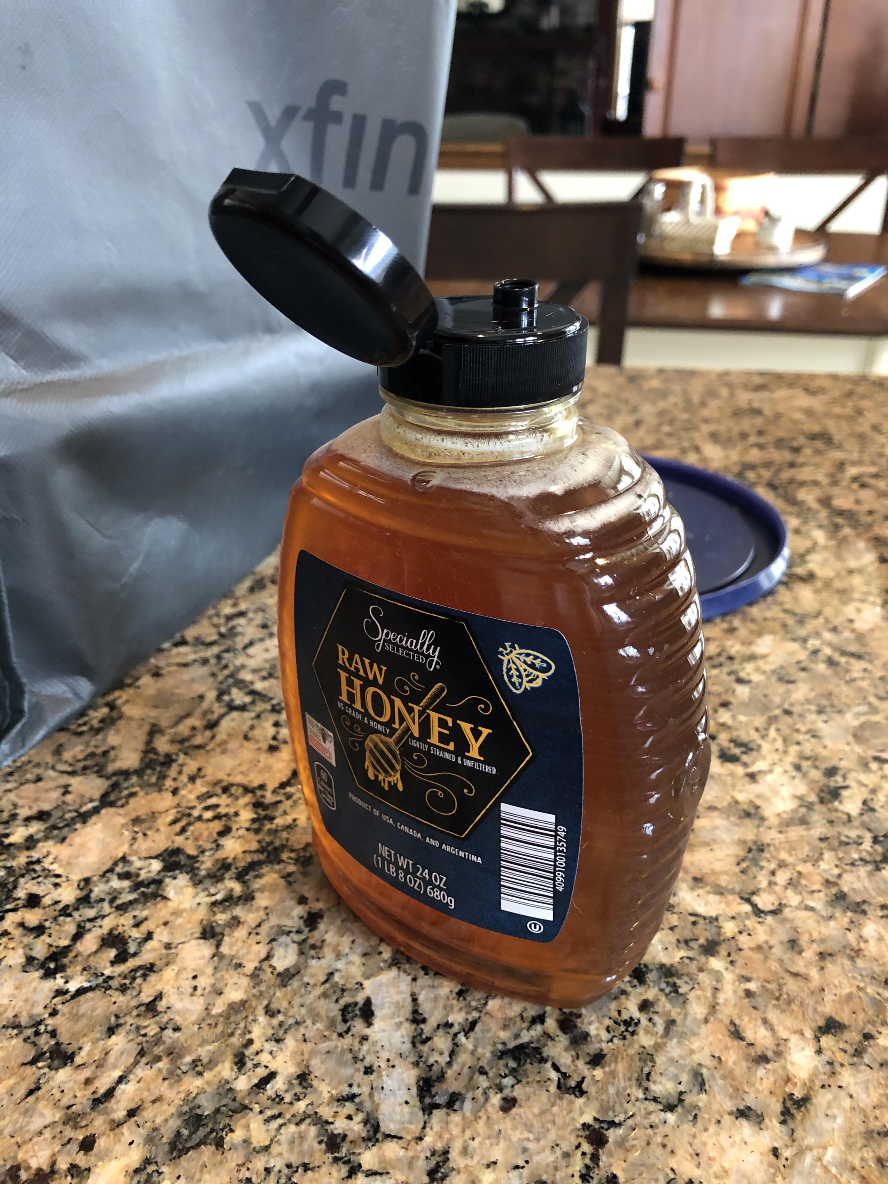 Dear ALDI, thank you for putting a top on this honey that makes it easy