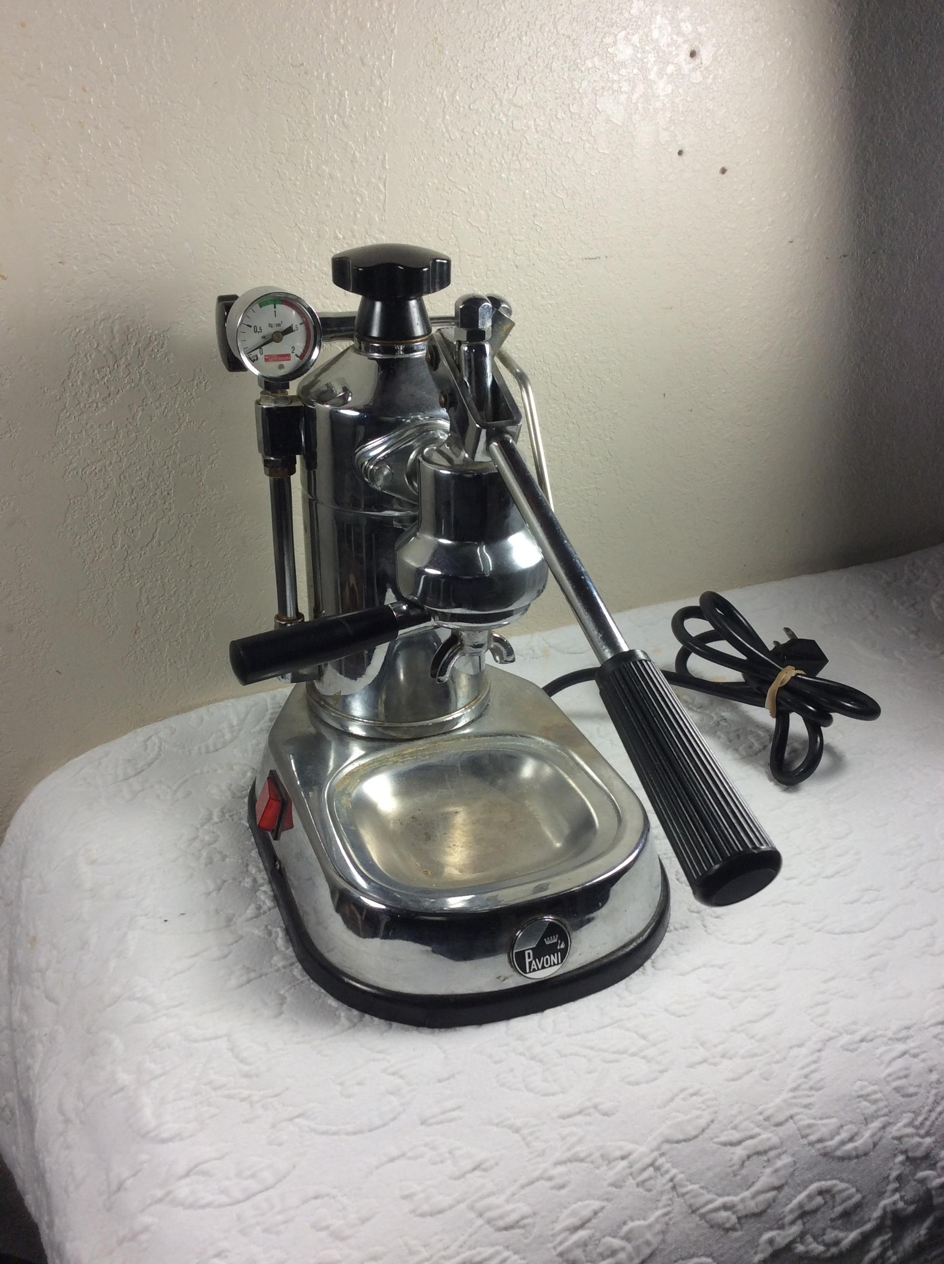 La Pavoni Espresso Machine 7.99 Goodwill Works! r/ThriftStoreHauls