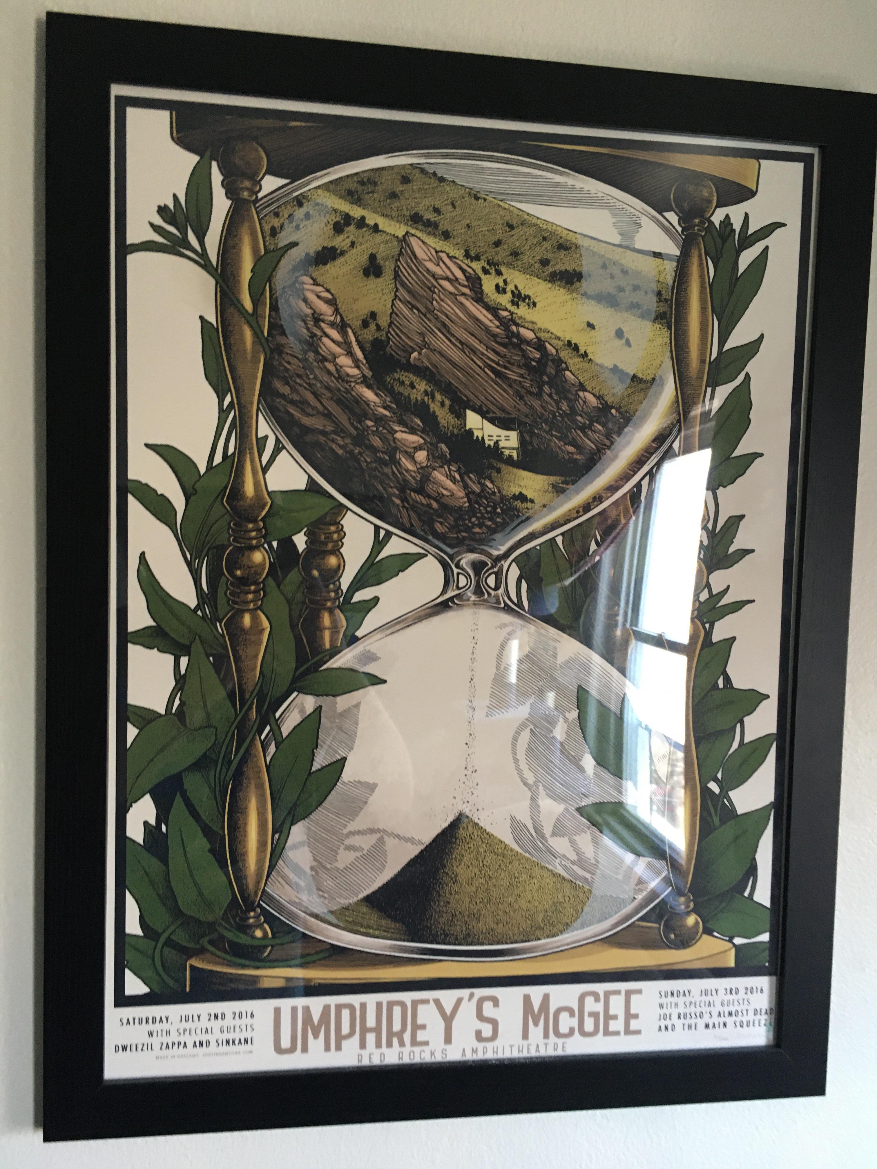 Umphreys McGee Red Rocks 2016 concertposterporn