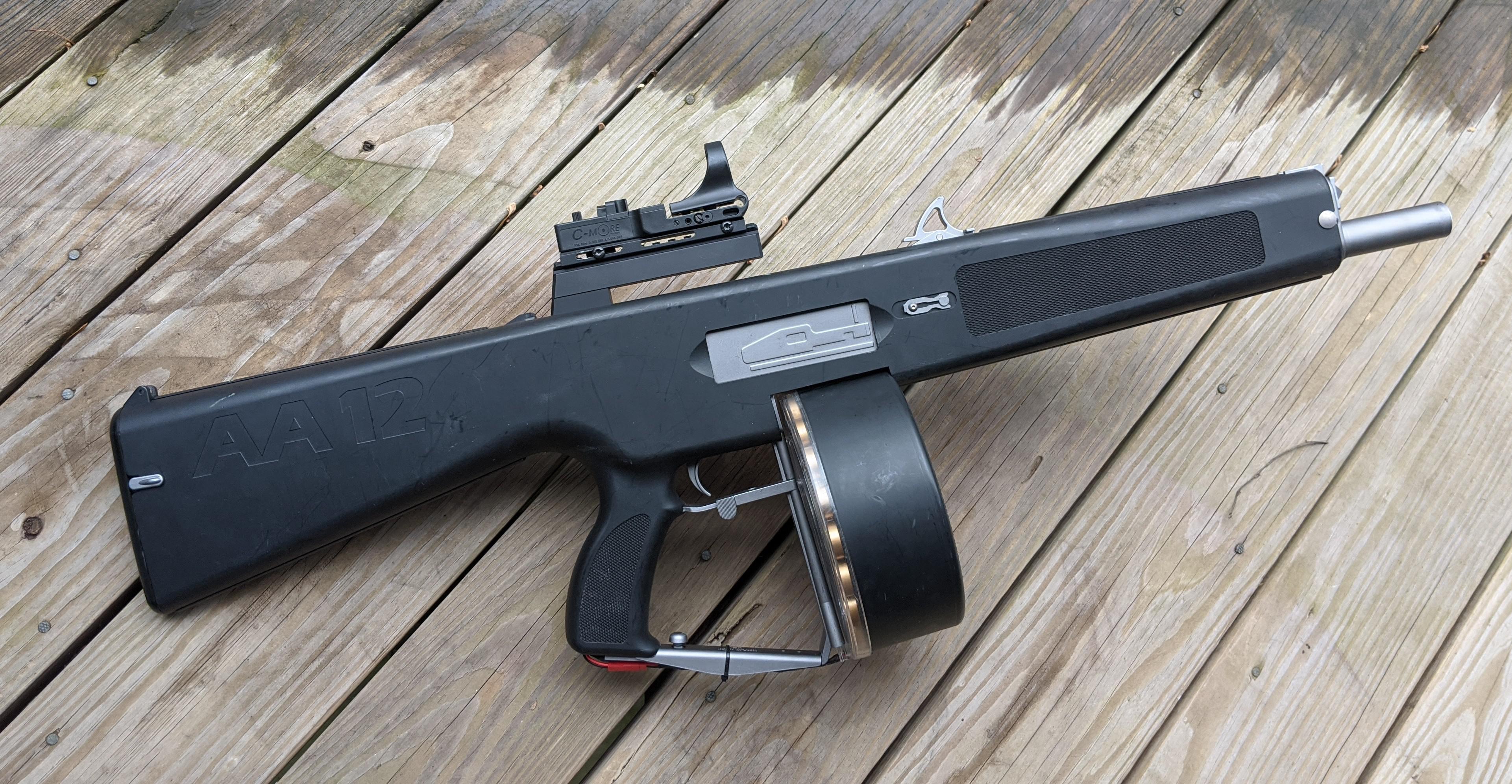 TM AA12, with substantial modification airsoft