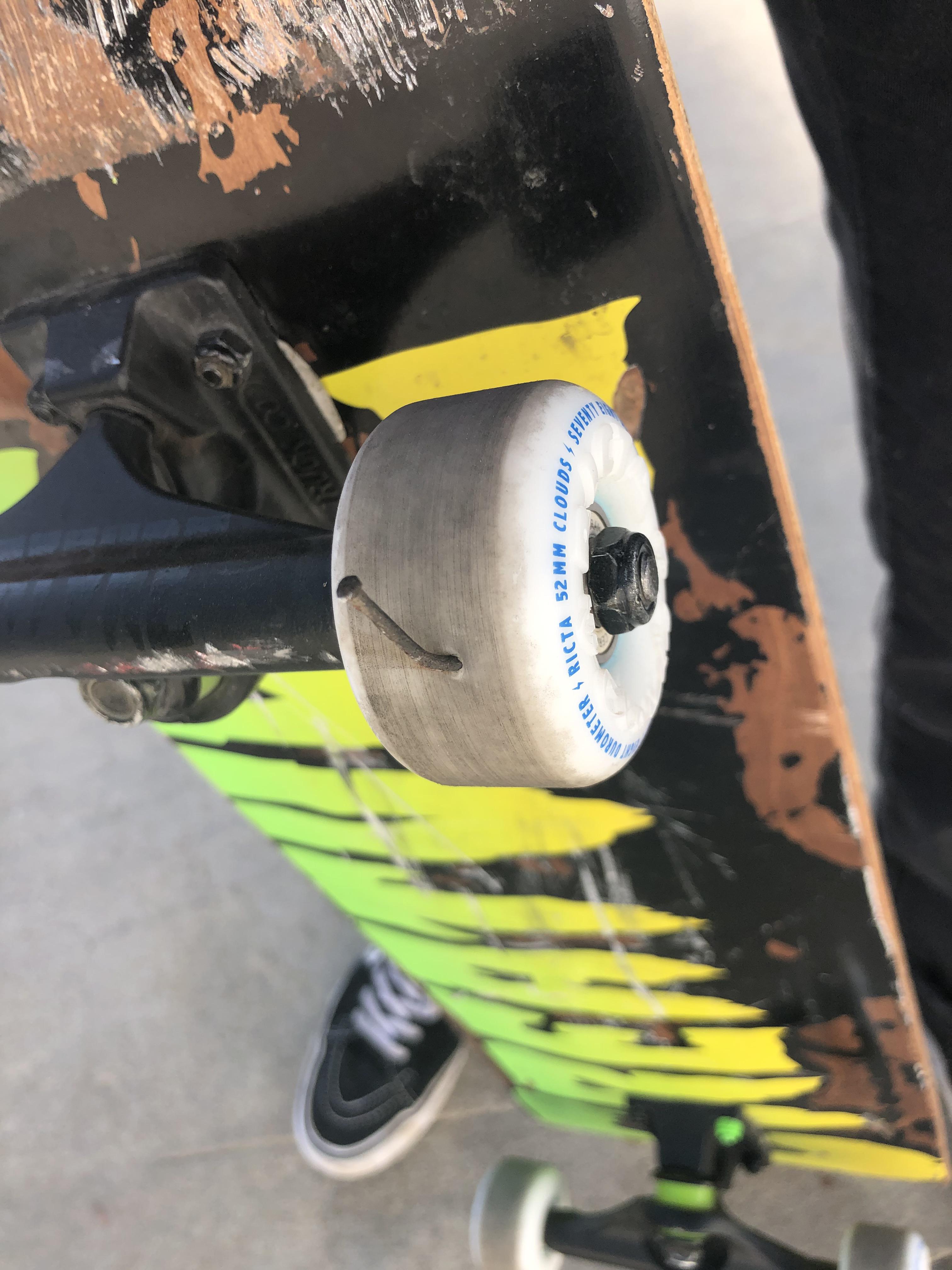 Just put some new softer wheels on, and got a flat tire in less than