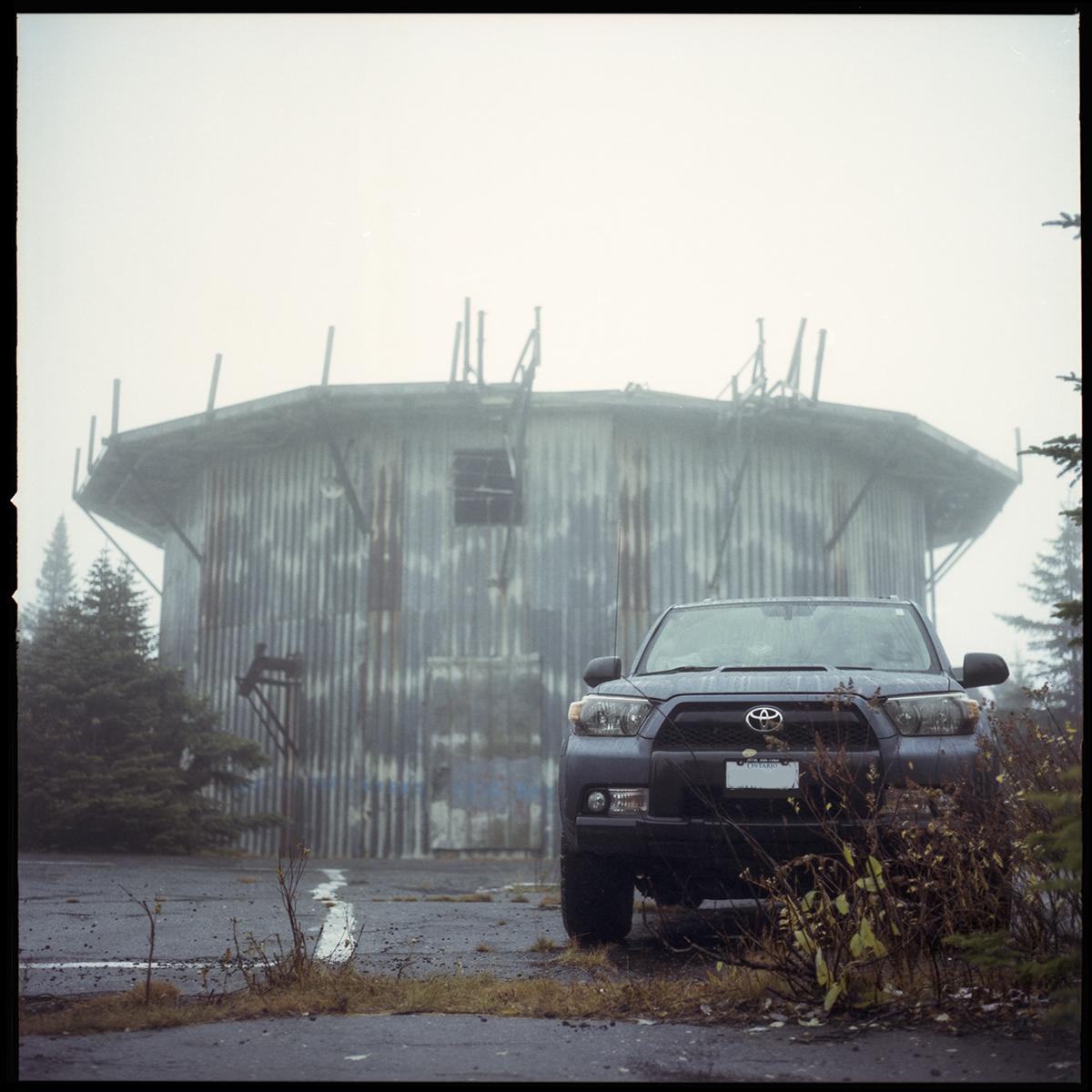 Made the trip from Toronto to Vermont to drive to the top of a mountain