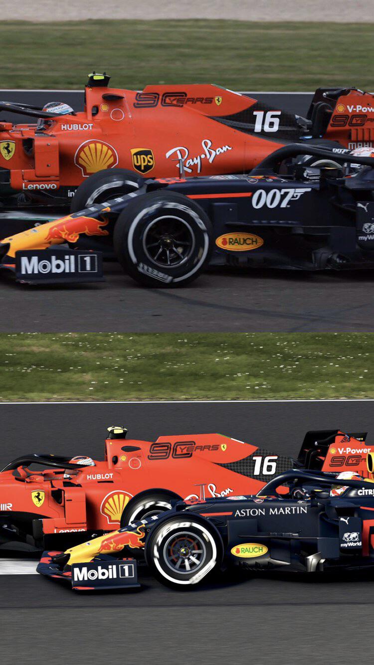 Real life vs F1 game. (Charles and Max at silverstone, 2019) formula1