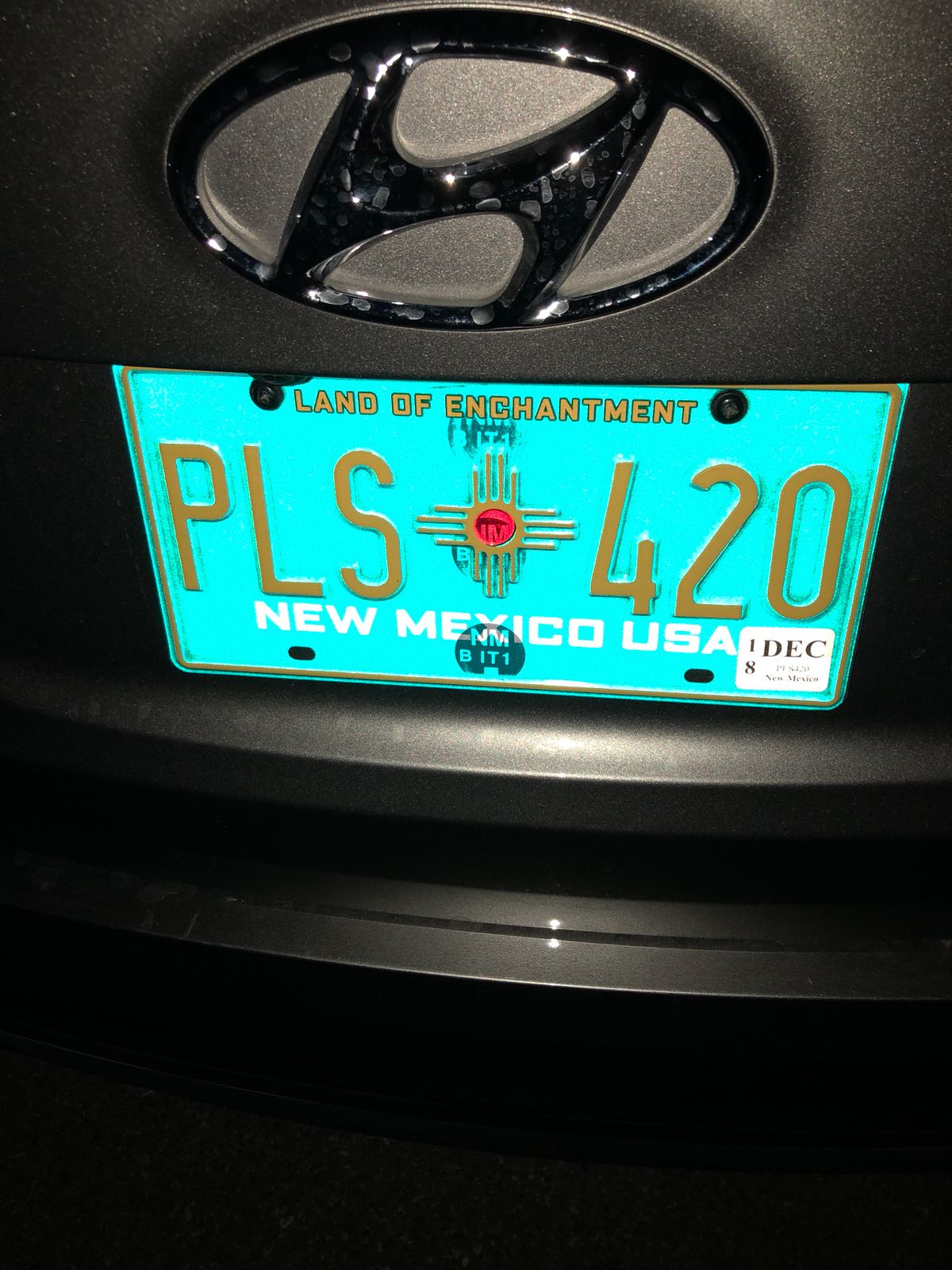 My rental Car number plate for Oregon Trip (PLS 420) r/mildlyinteresting
