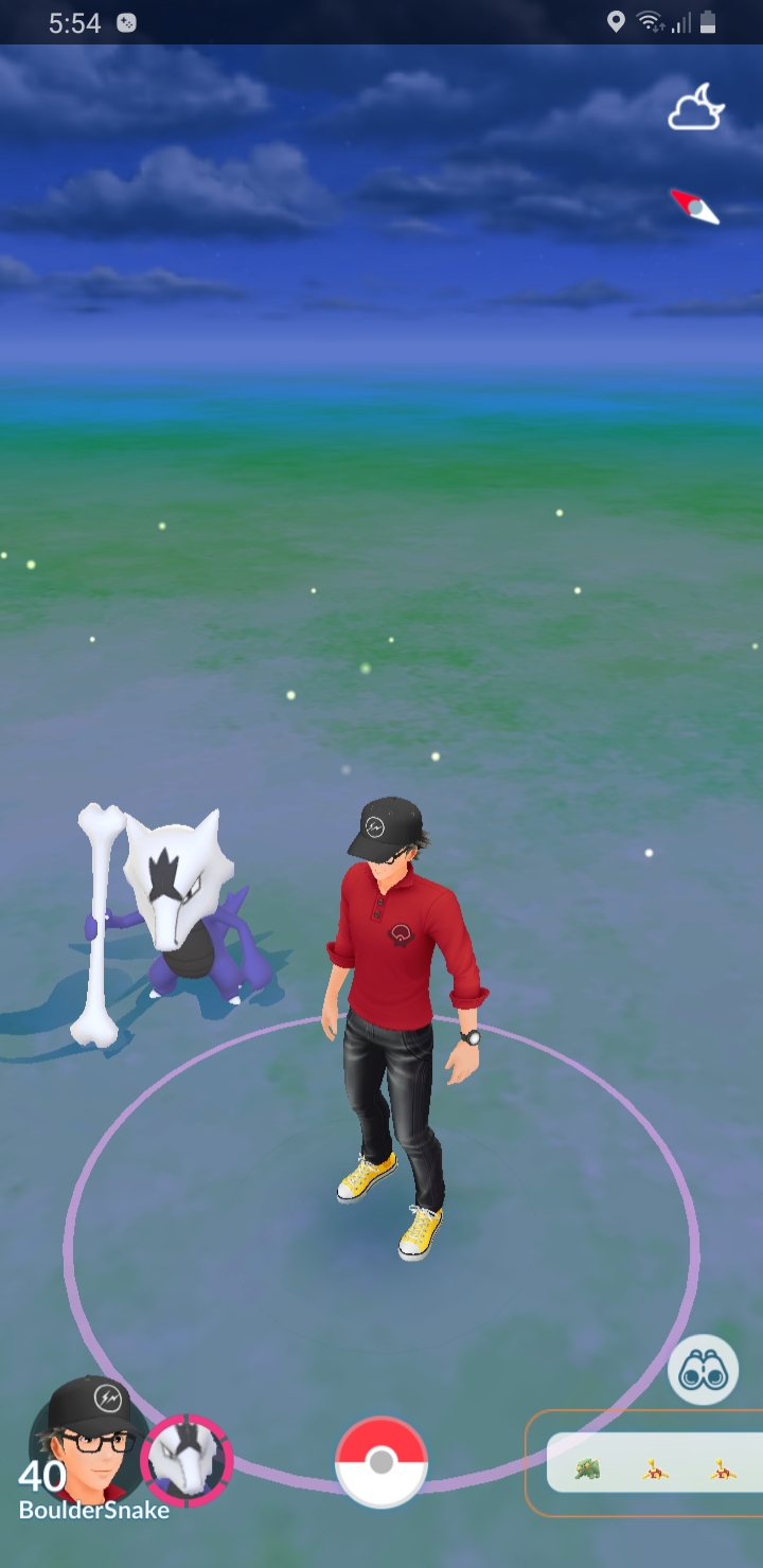 [USELESS INFO] AMarowak's club fire casts a shadow although it's not