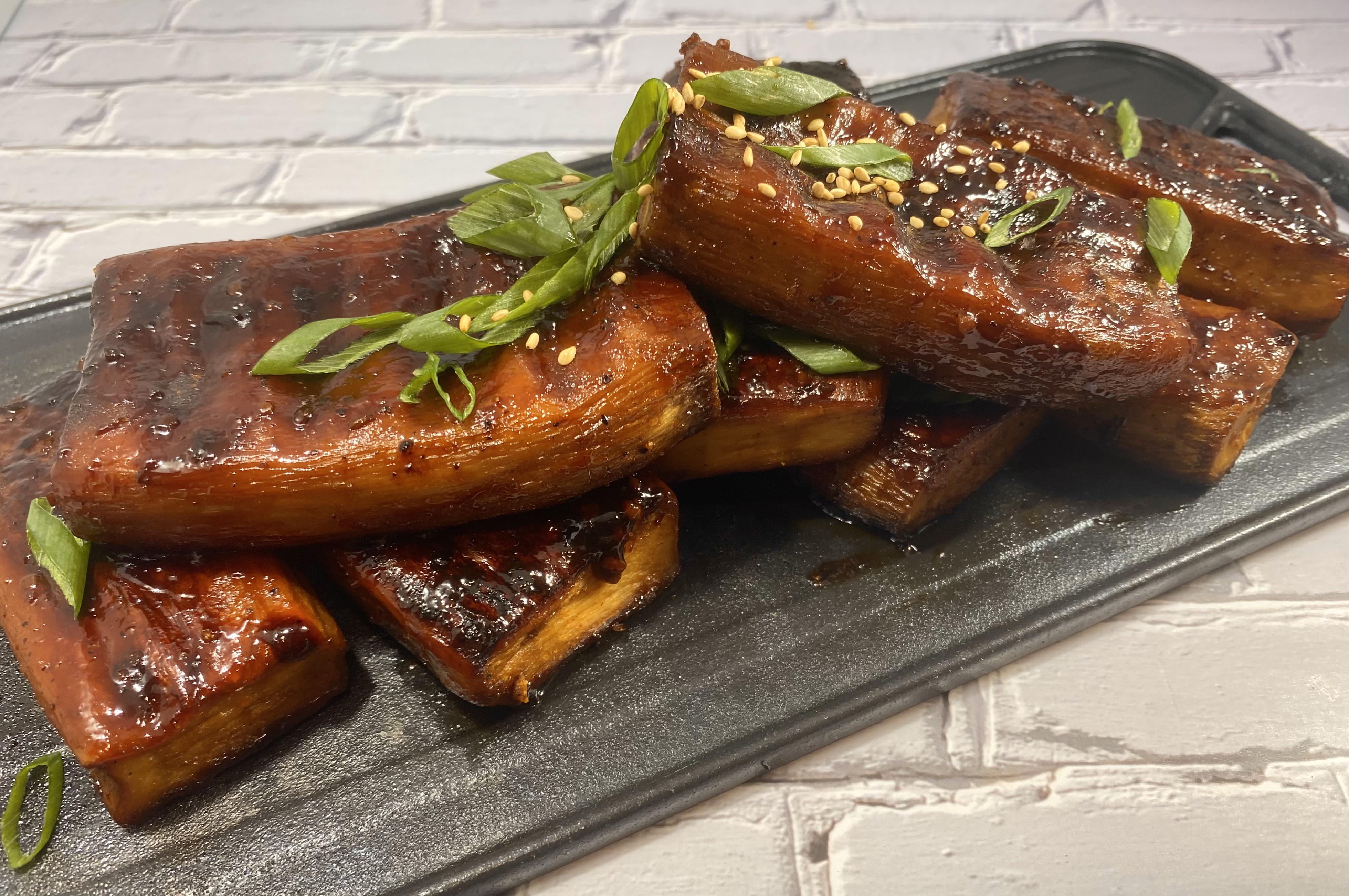 Korean BBQ Mushroom “Ribs” r/glutenfreevegan