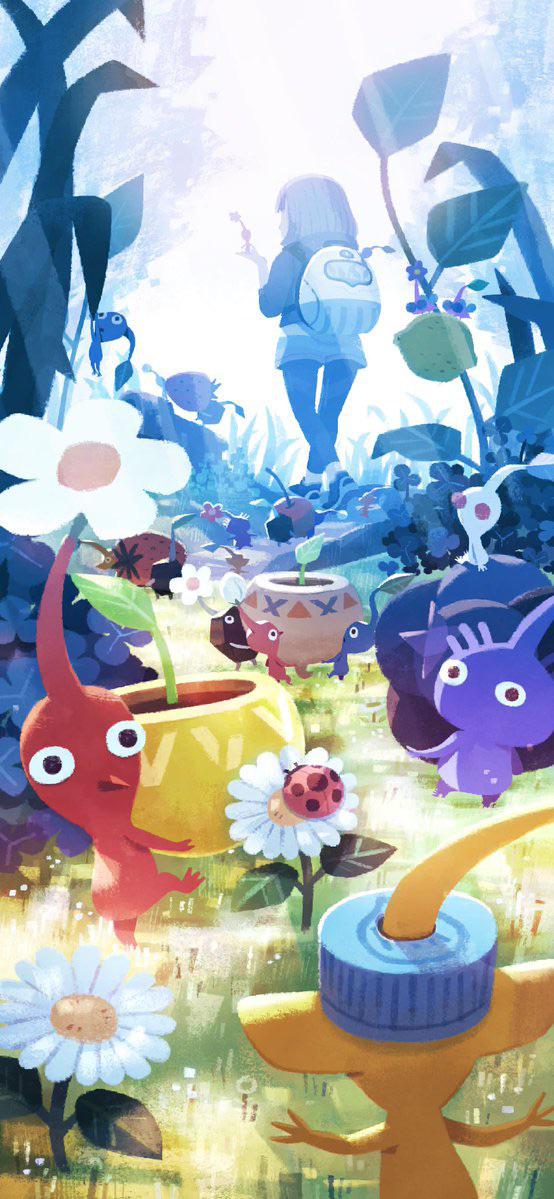 Pikmin Bloom loading screen image without text r/PikminBloomApp