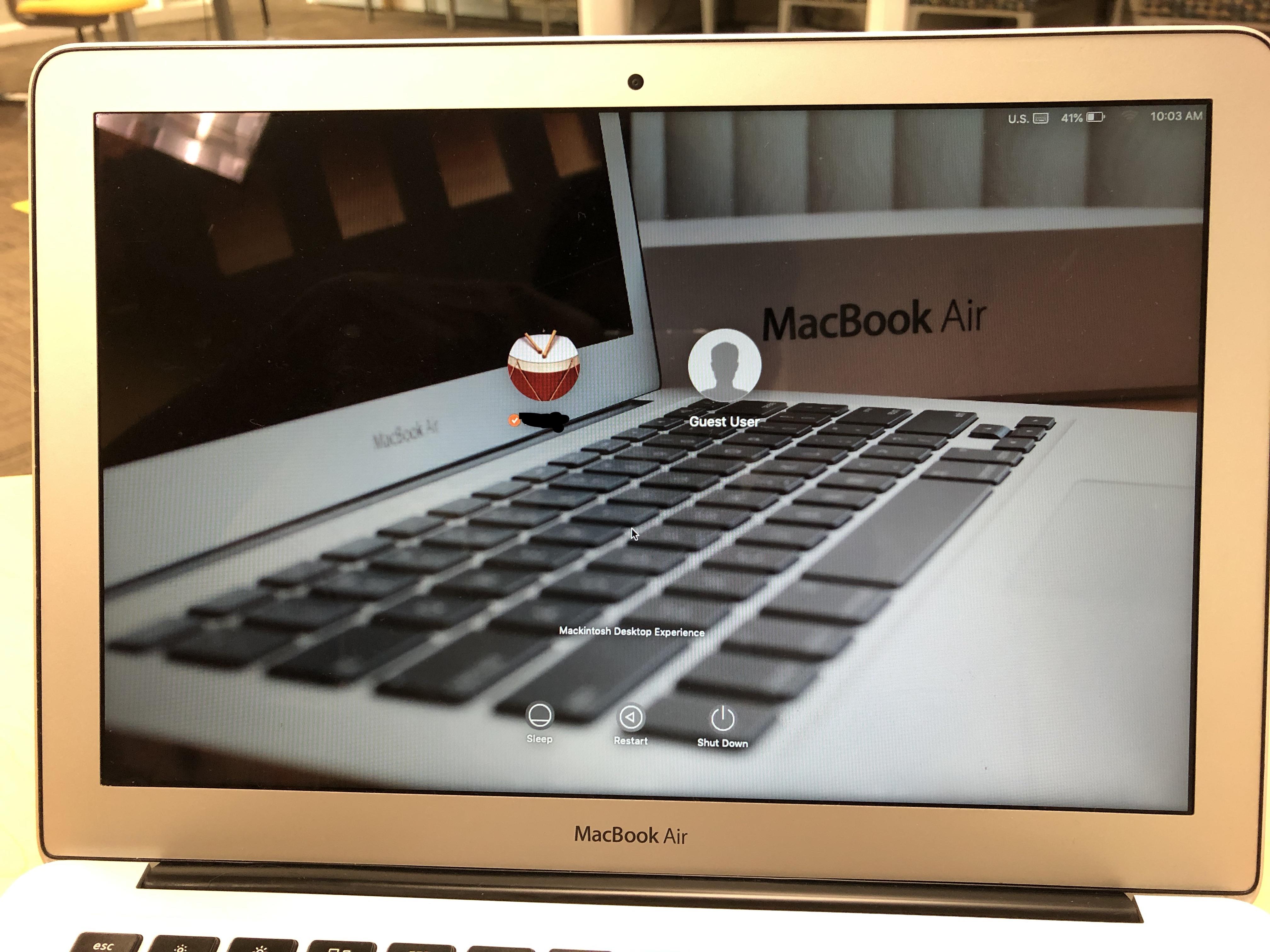Mojave How to make the background blur on login screen? r/MacOS