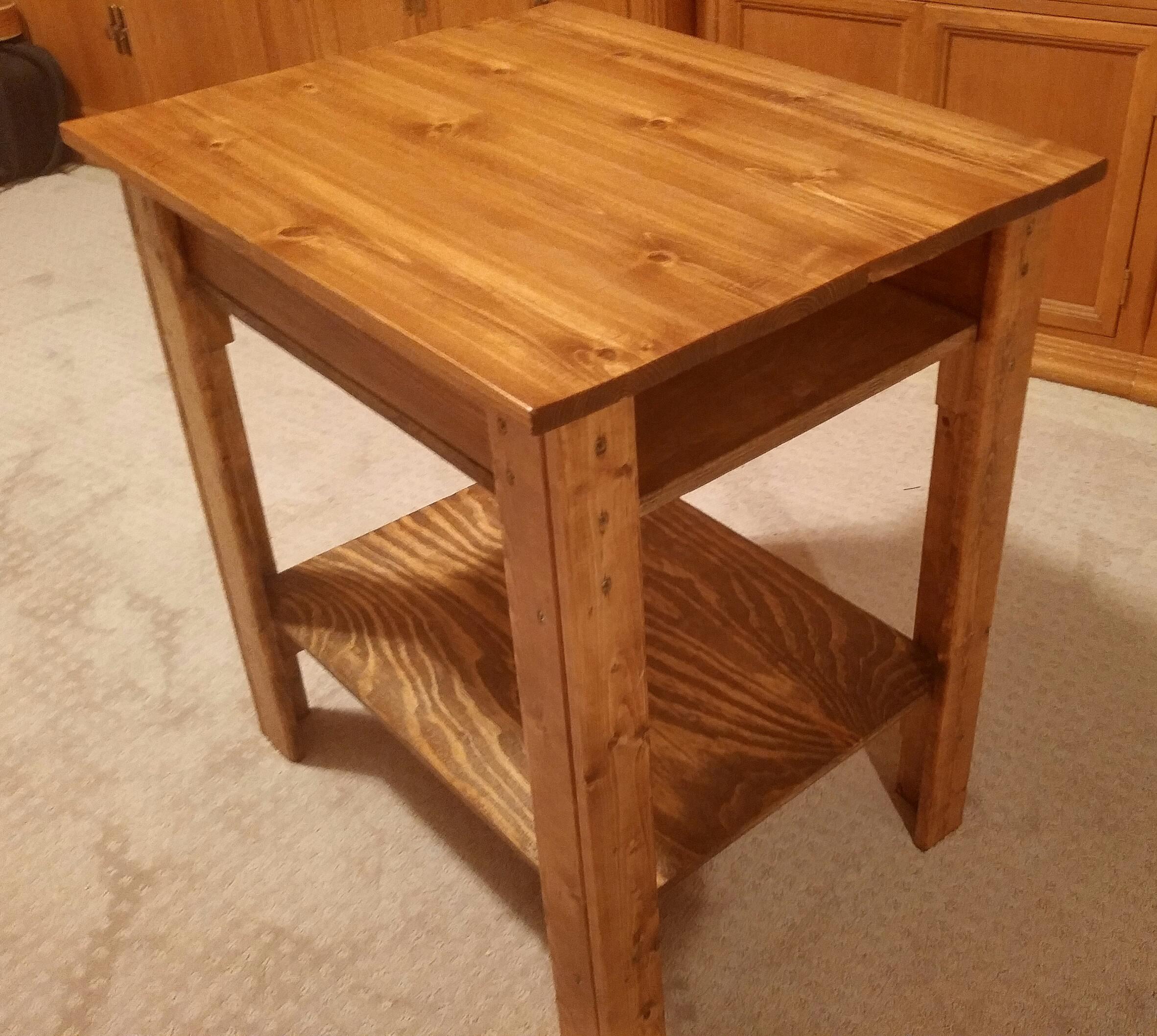 Nightstand, my first project r/woodworking