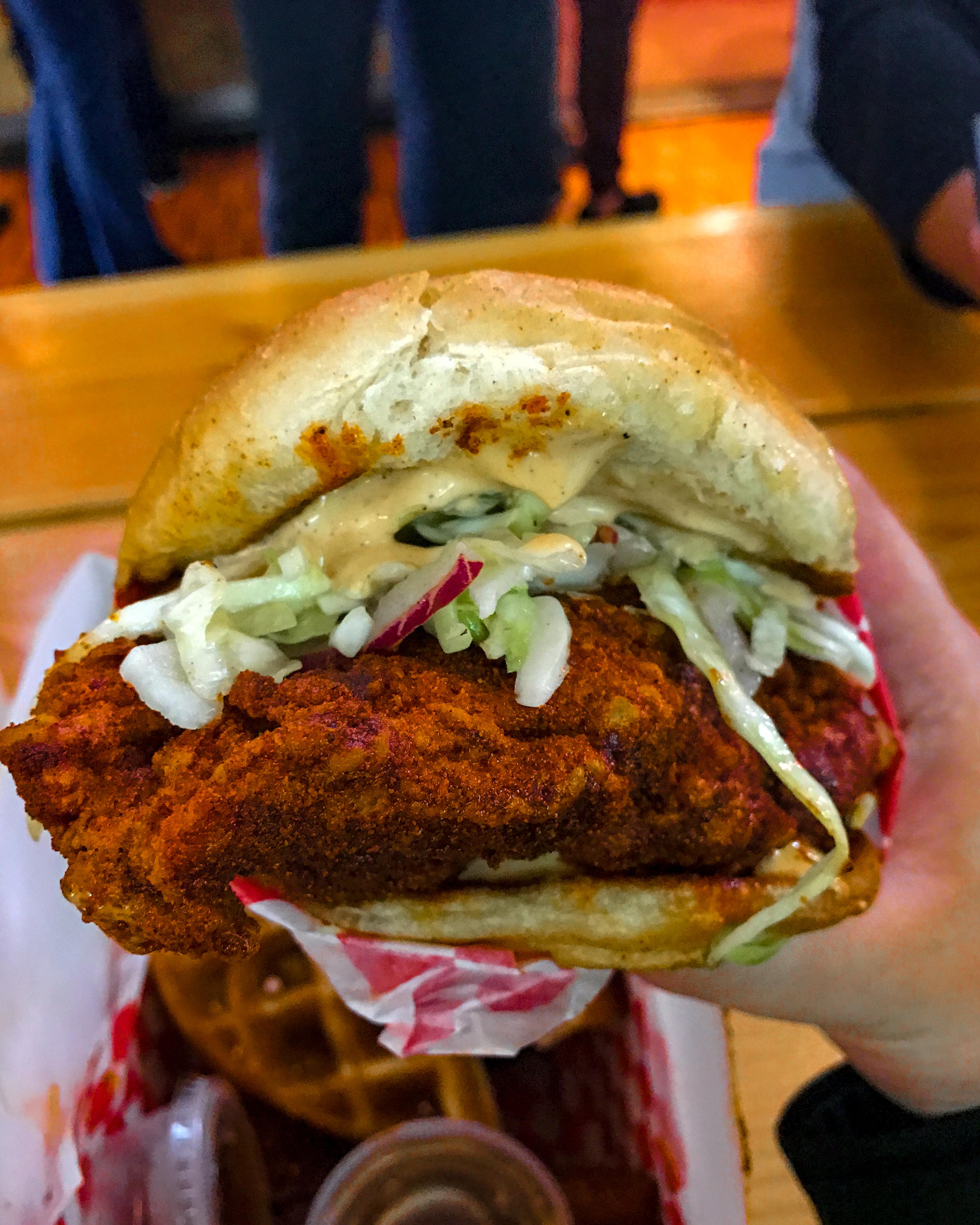 [I ate] Nashville Hot chicken sandwich r/food
