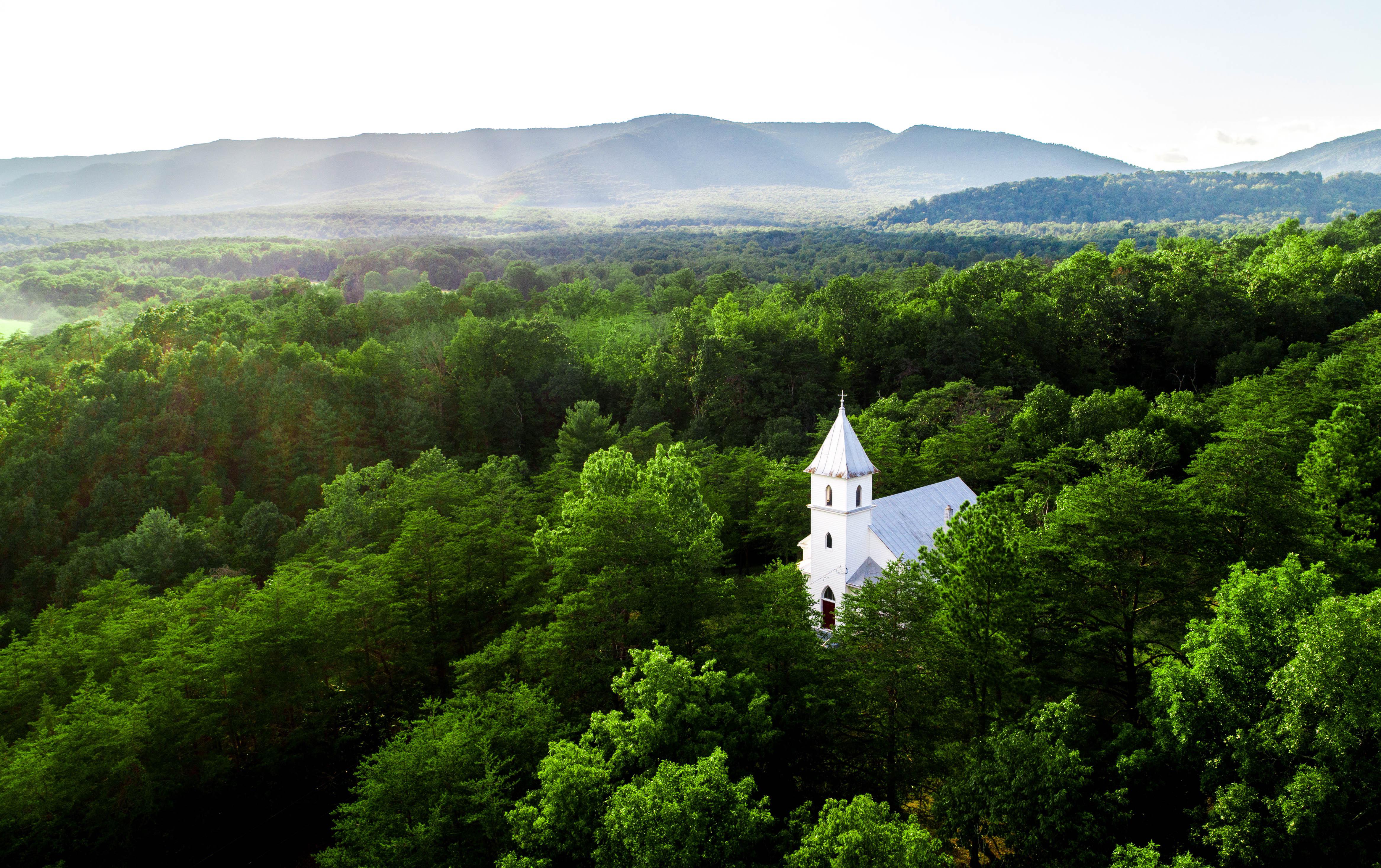 Star Tannery, Virginia. Taken by drone while visiting sites connected