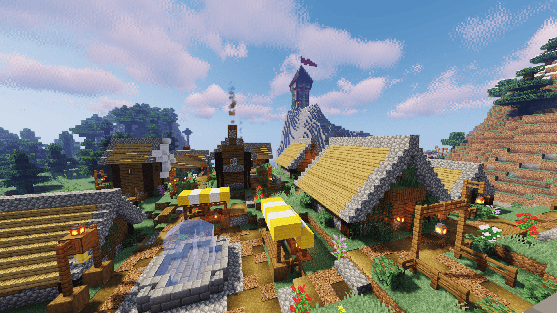 Medieval Village Design Minecraft