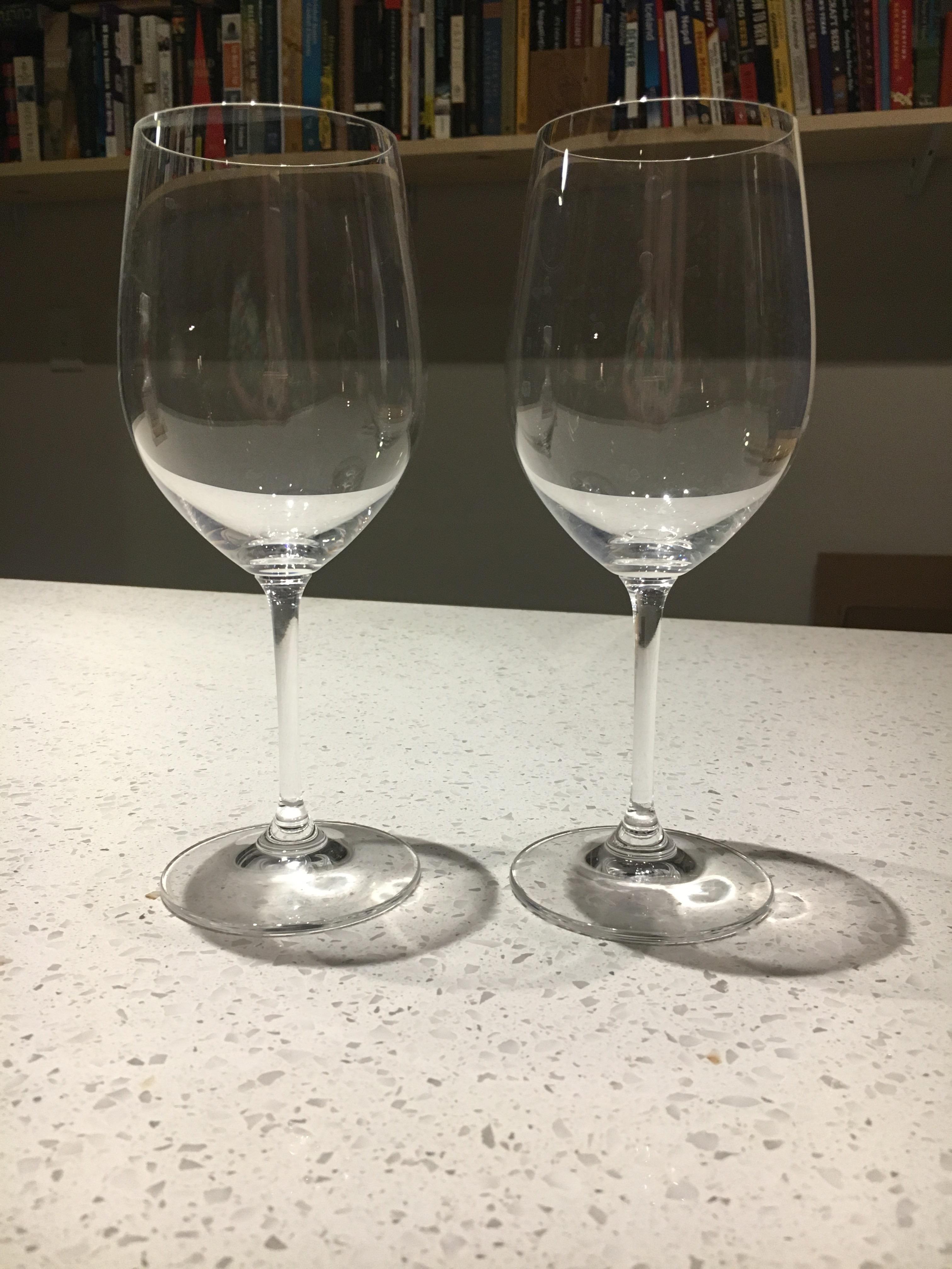 Riedel glasses! Slowing building my own collection 68 cents each at a