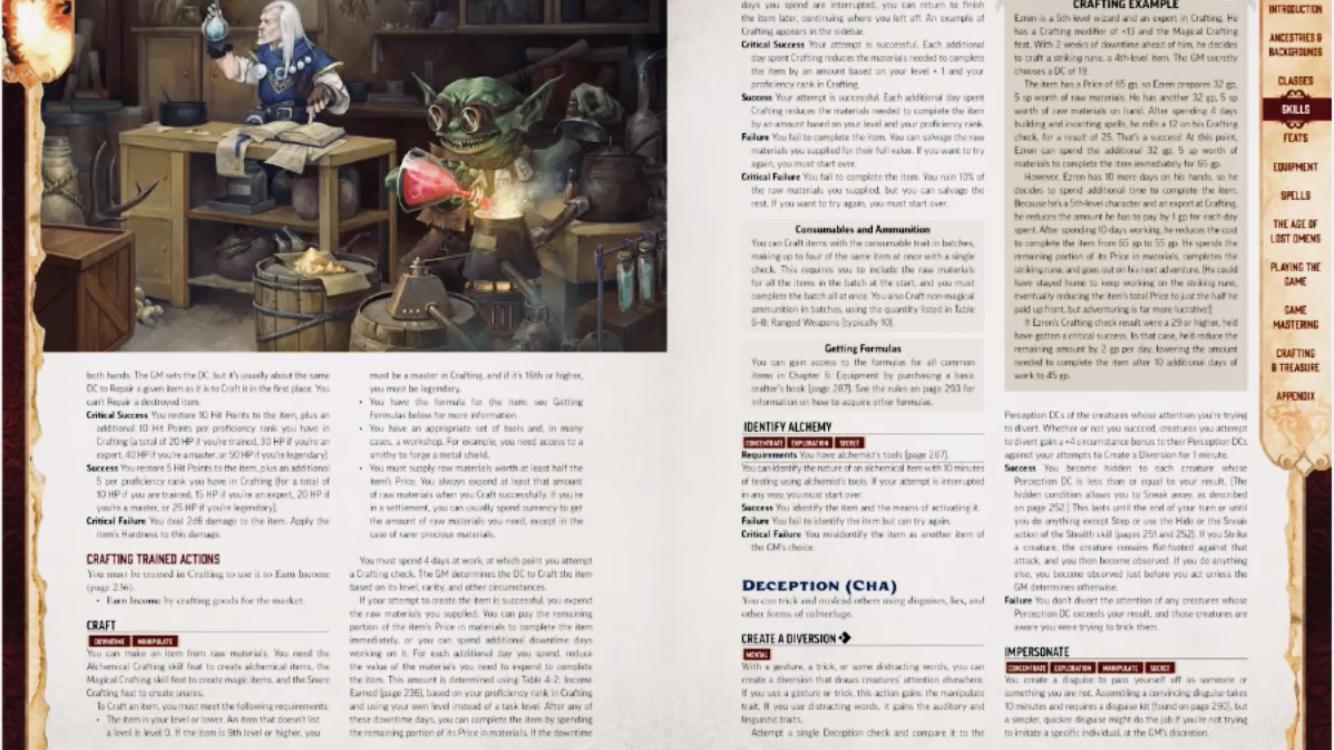 Crafting 2E r/Pathfinder2e