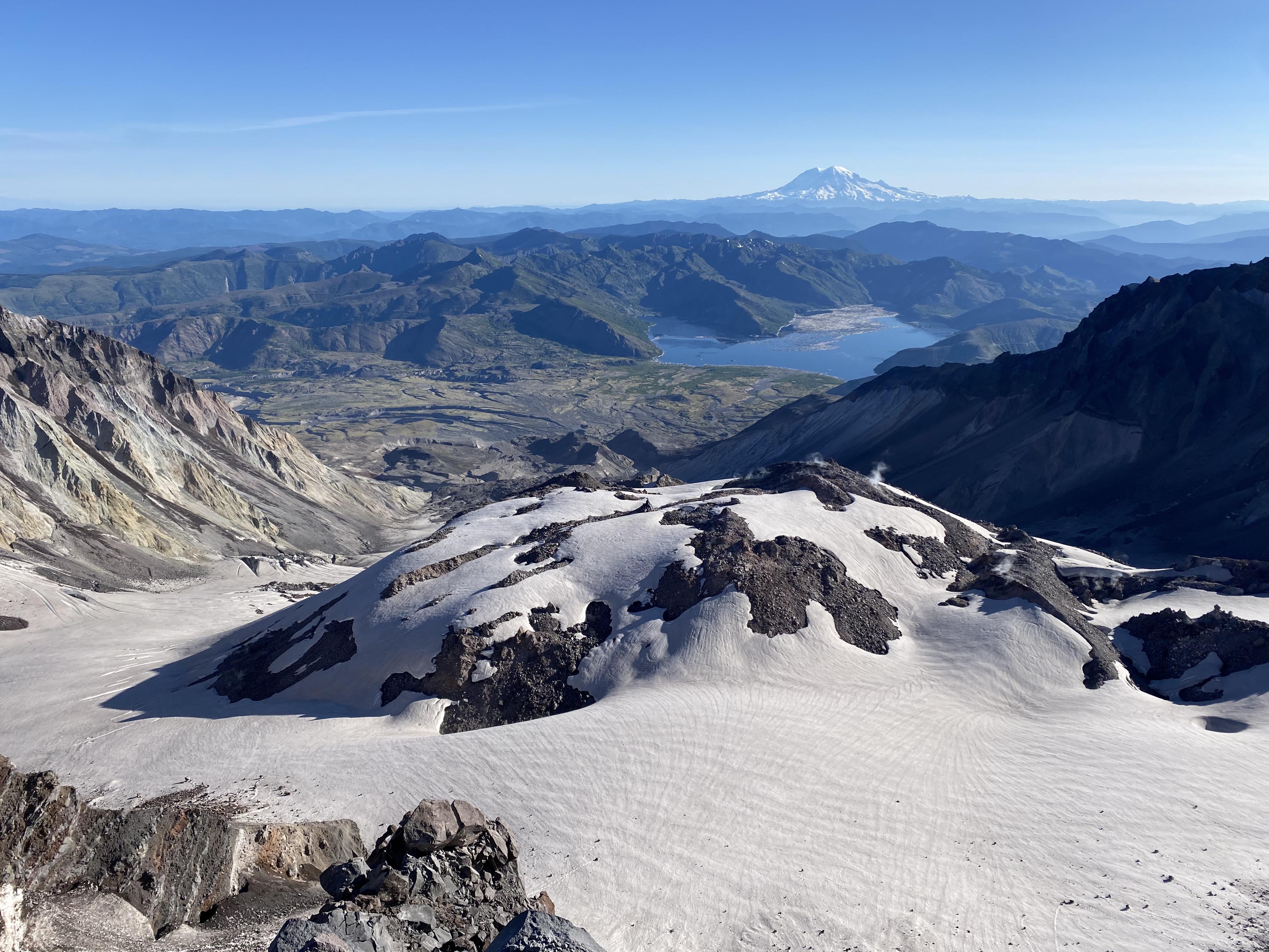 Mt. St Helens Crater from the Summit (Climbed 7/14/2019) r/geology