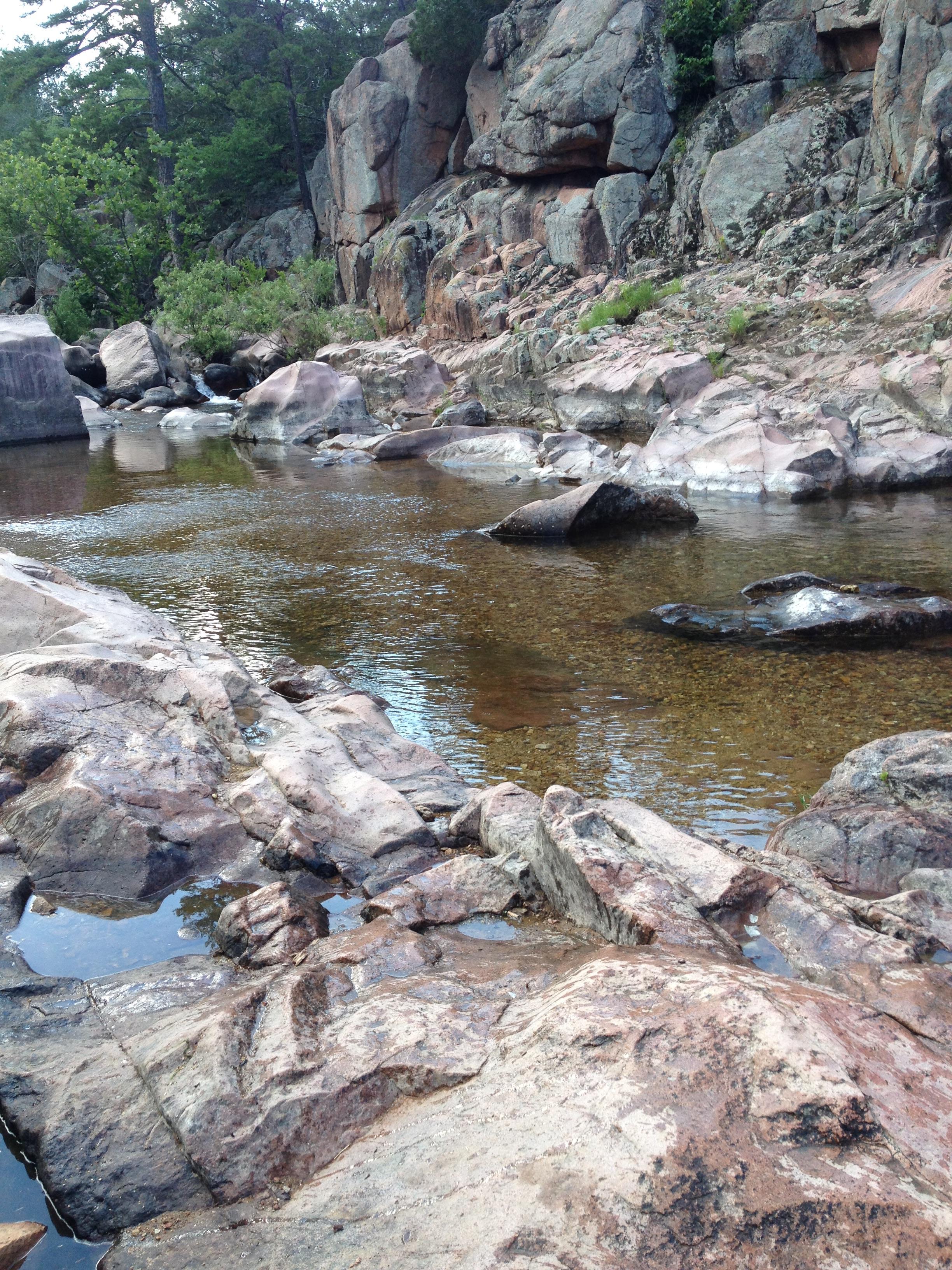 Pink rock. Amadon Park bear fredericktown missouri r/hiking