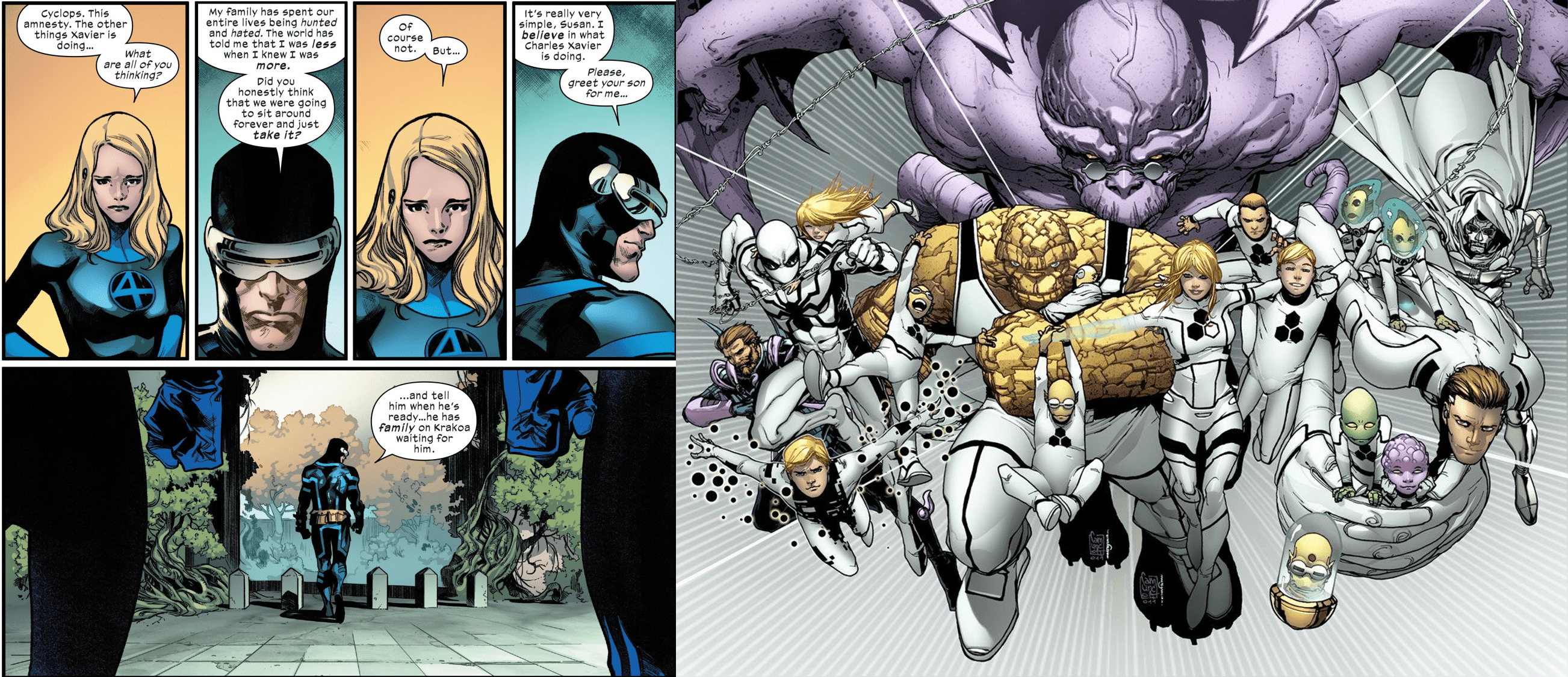 Yes Cyclops, I'm sure Franklin Richards has felt out of place with the