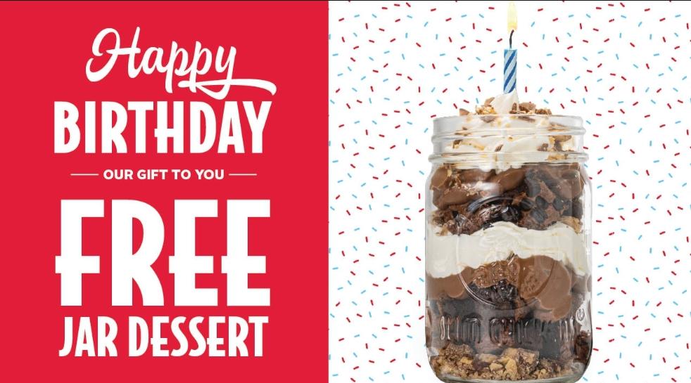 [OFFER] Slim Chickens Jar Dessert r/freemeal