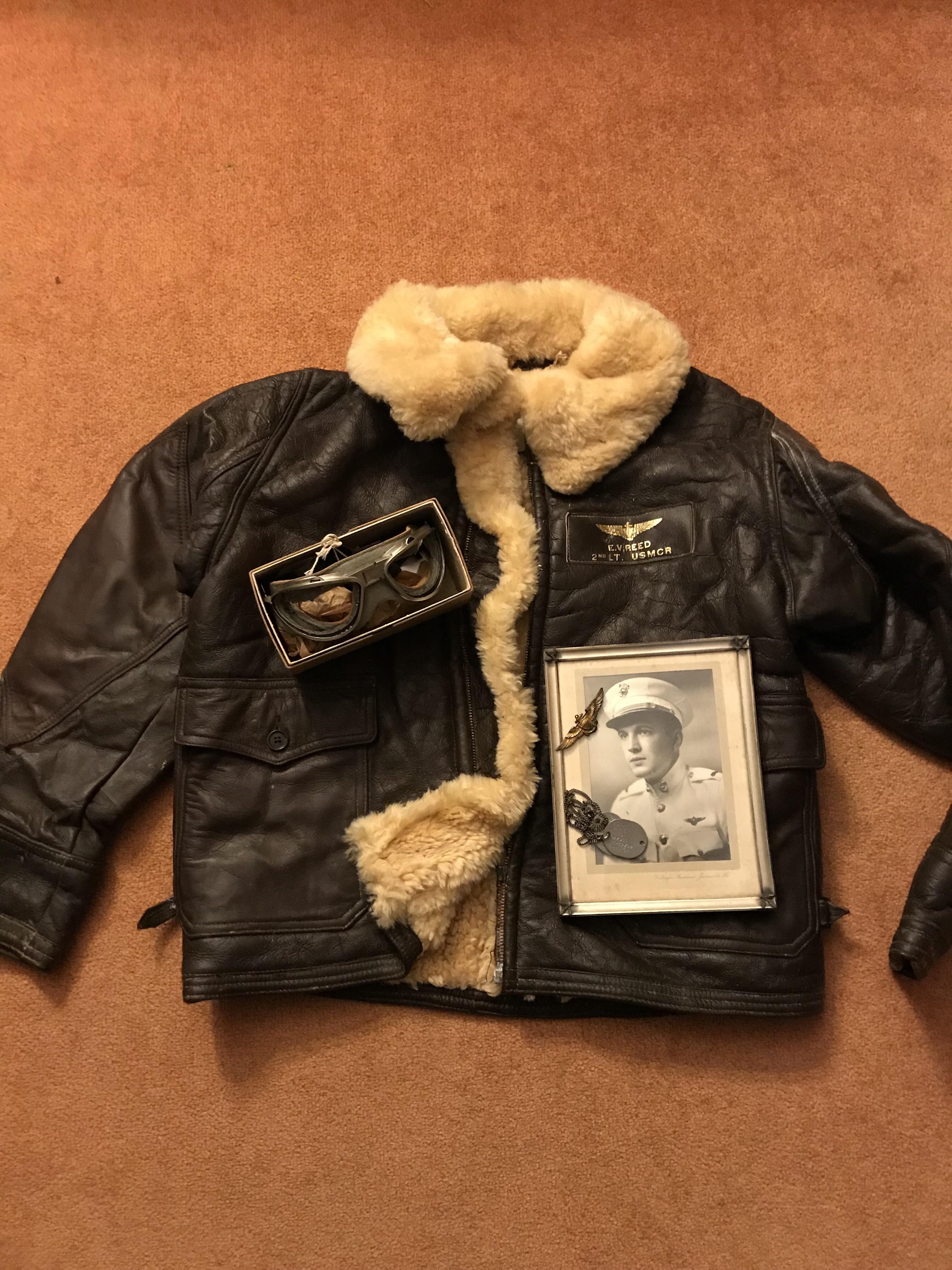 Got this marine pilots whole set up! His complete flight suit