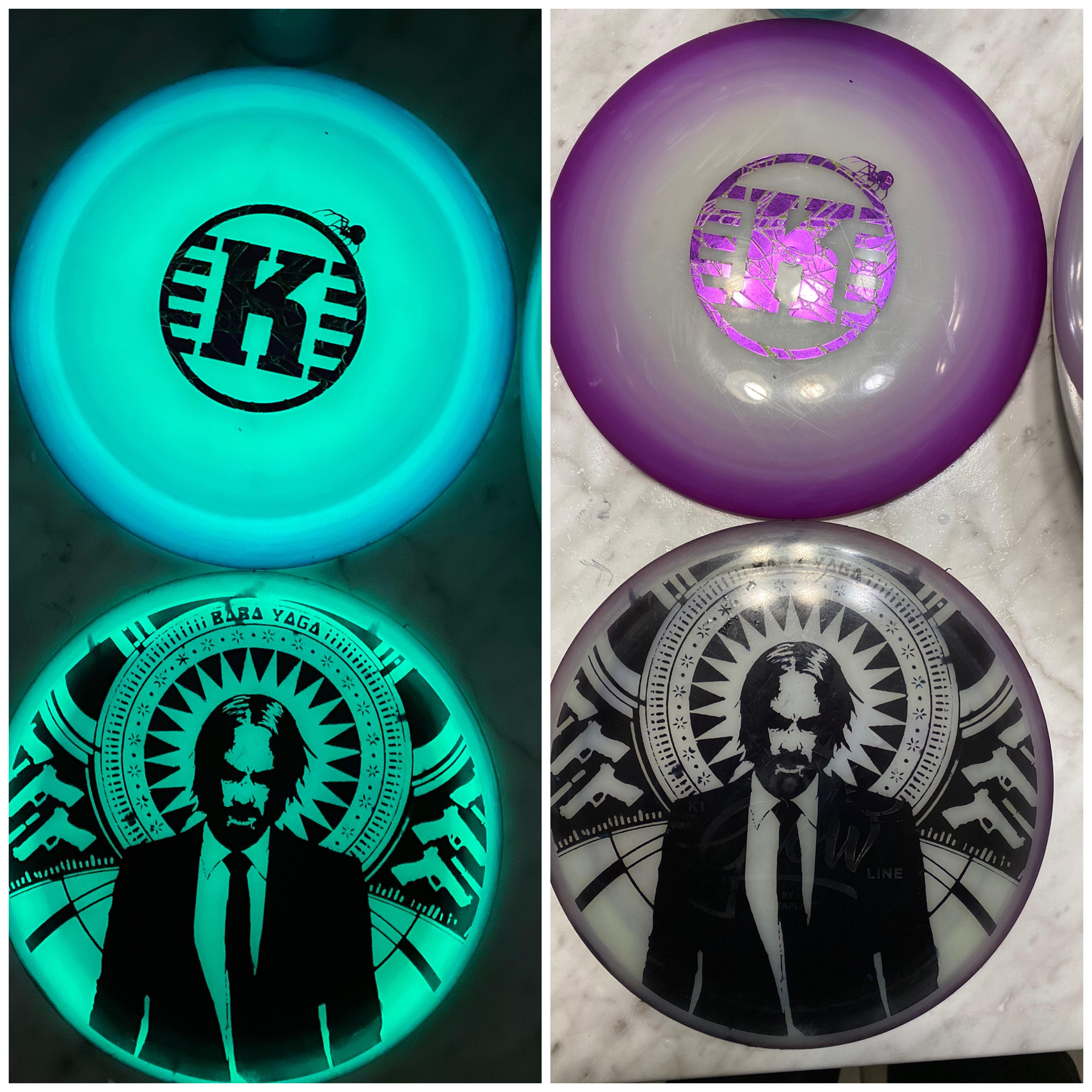 Kastaplast glow is insane!! Ready for glow season to start! Grym X and Grym discdyeing